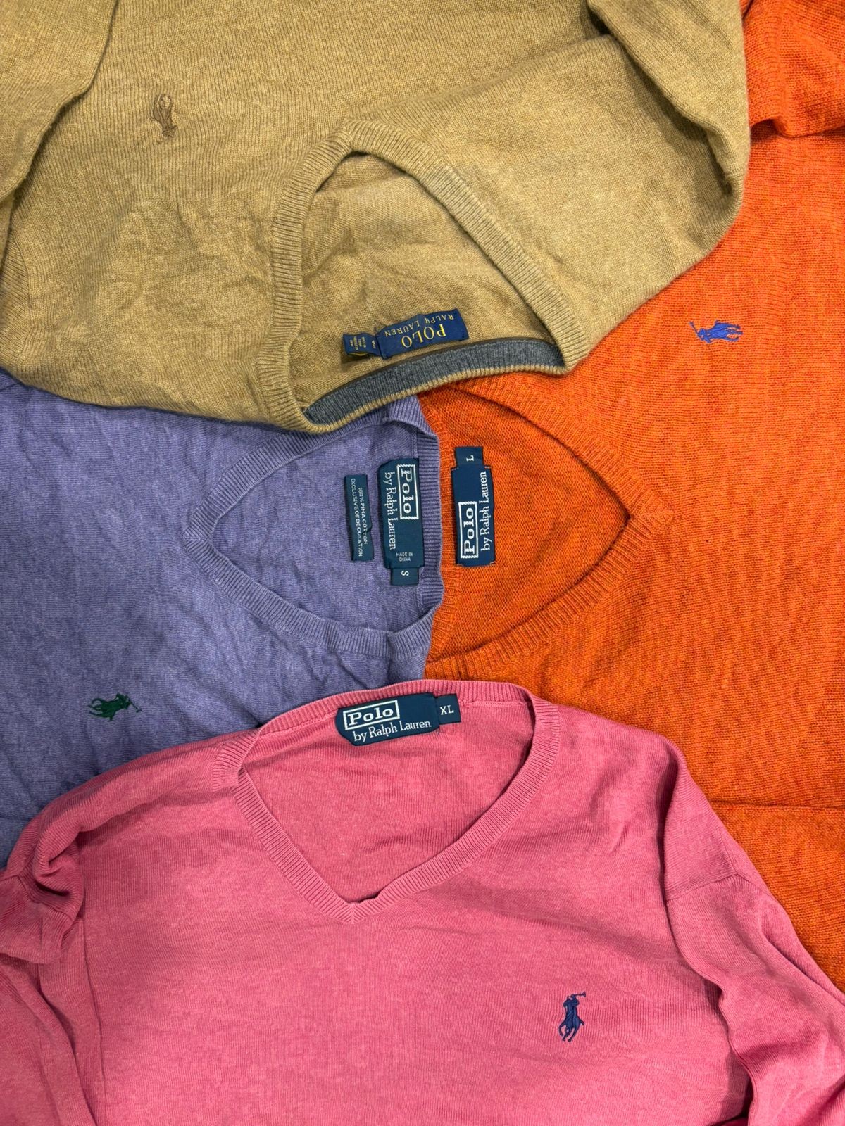 ralph lauren v-neck sweater bundle | rlvn01
