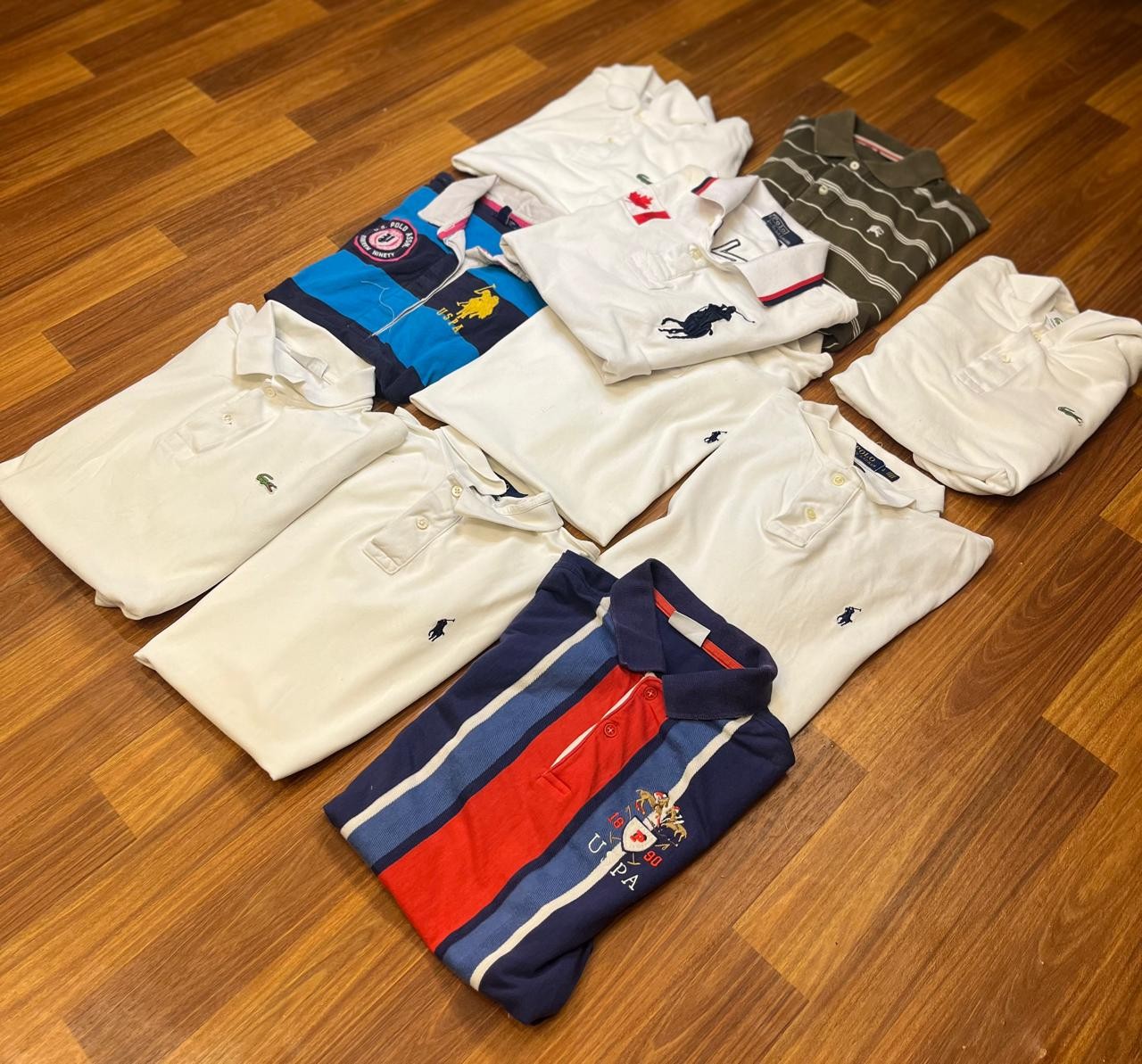 mix branded polo t-shirt