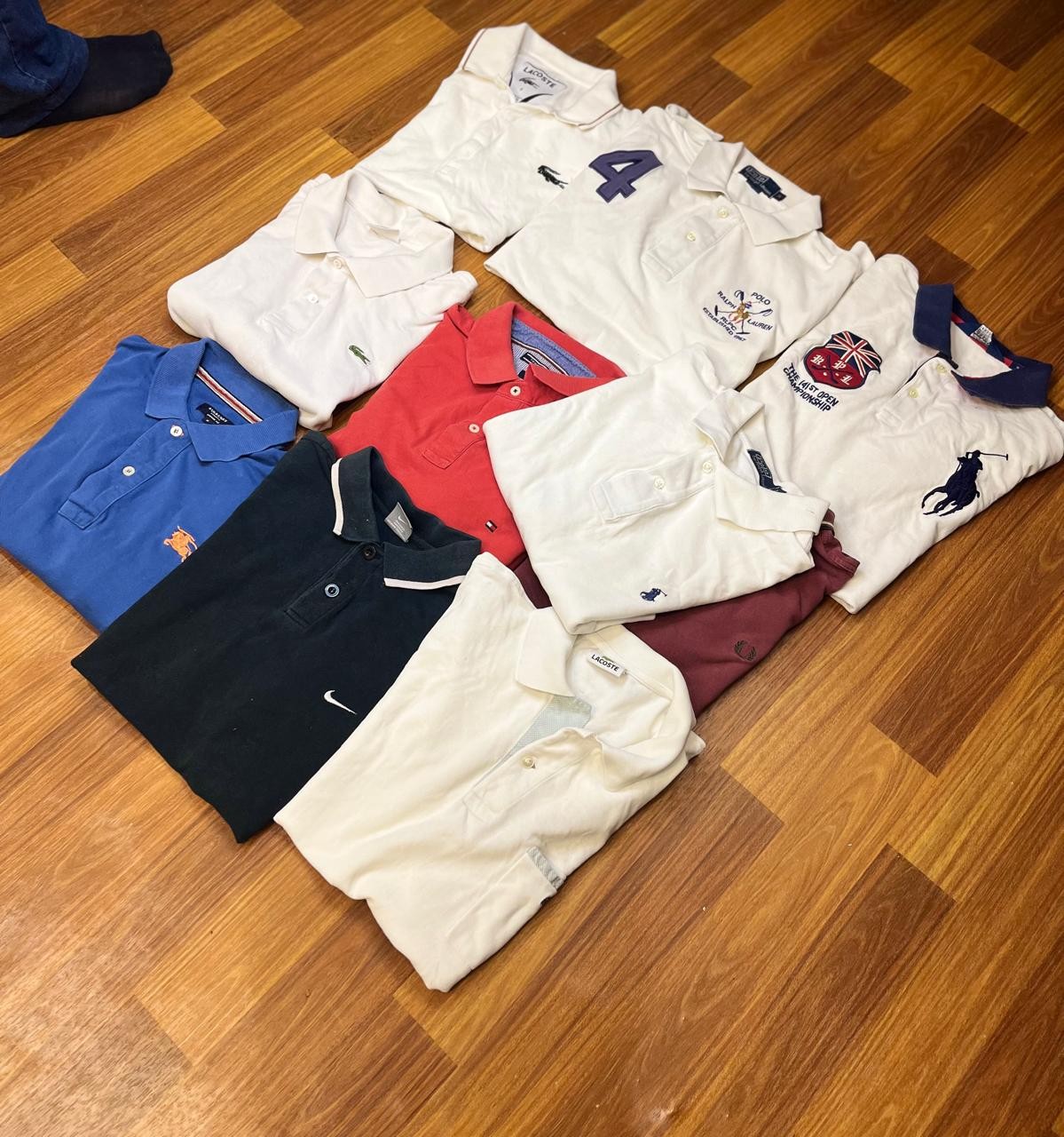 mix branded polo t-shirt