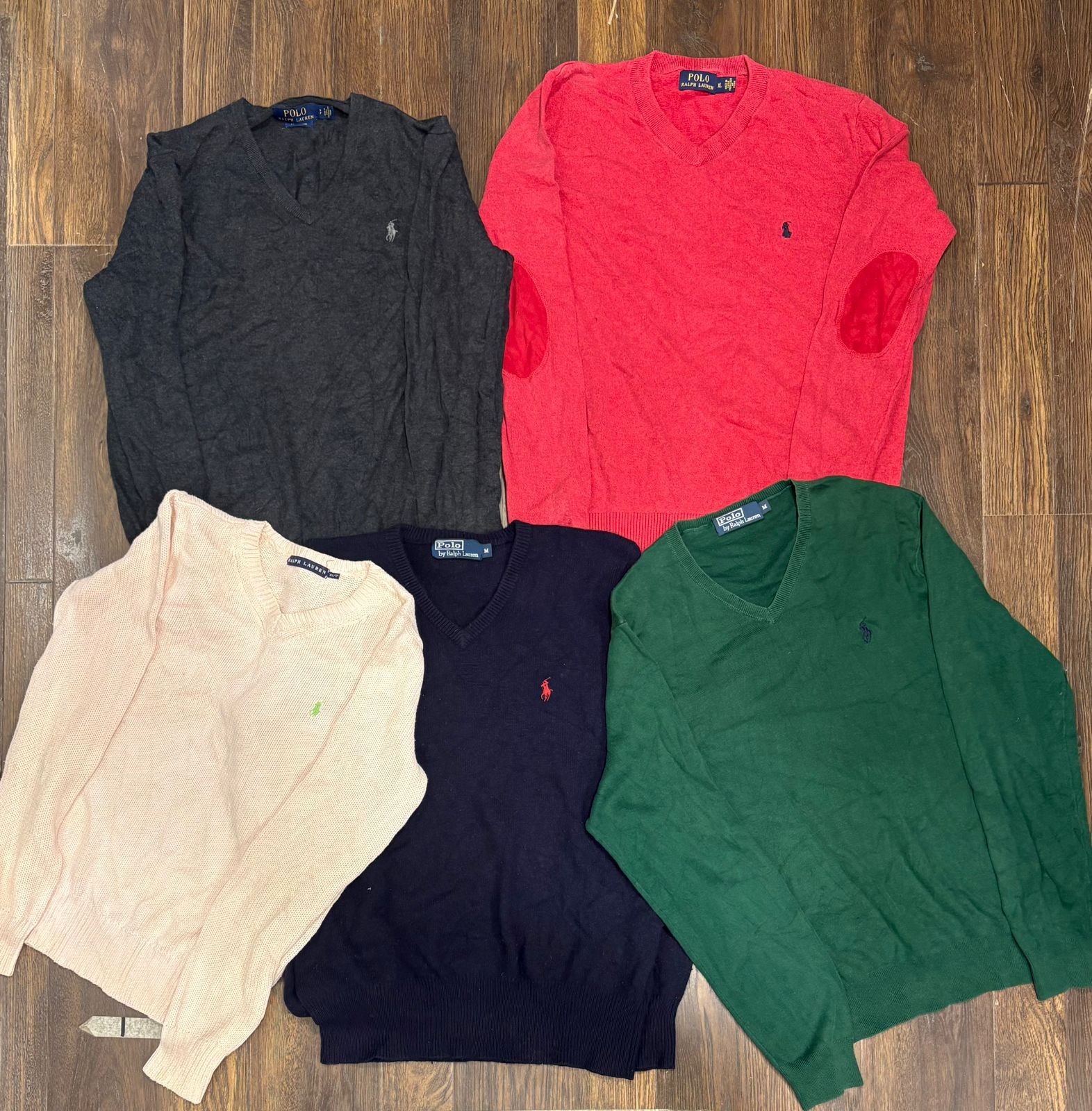 ralph lauren v-neck sweater bundle | rlvn02