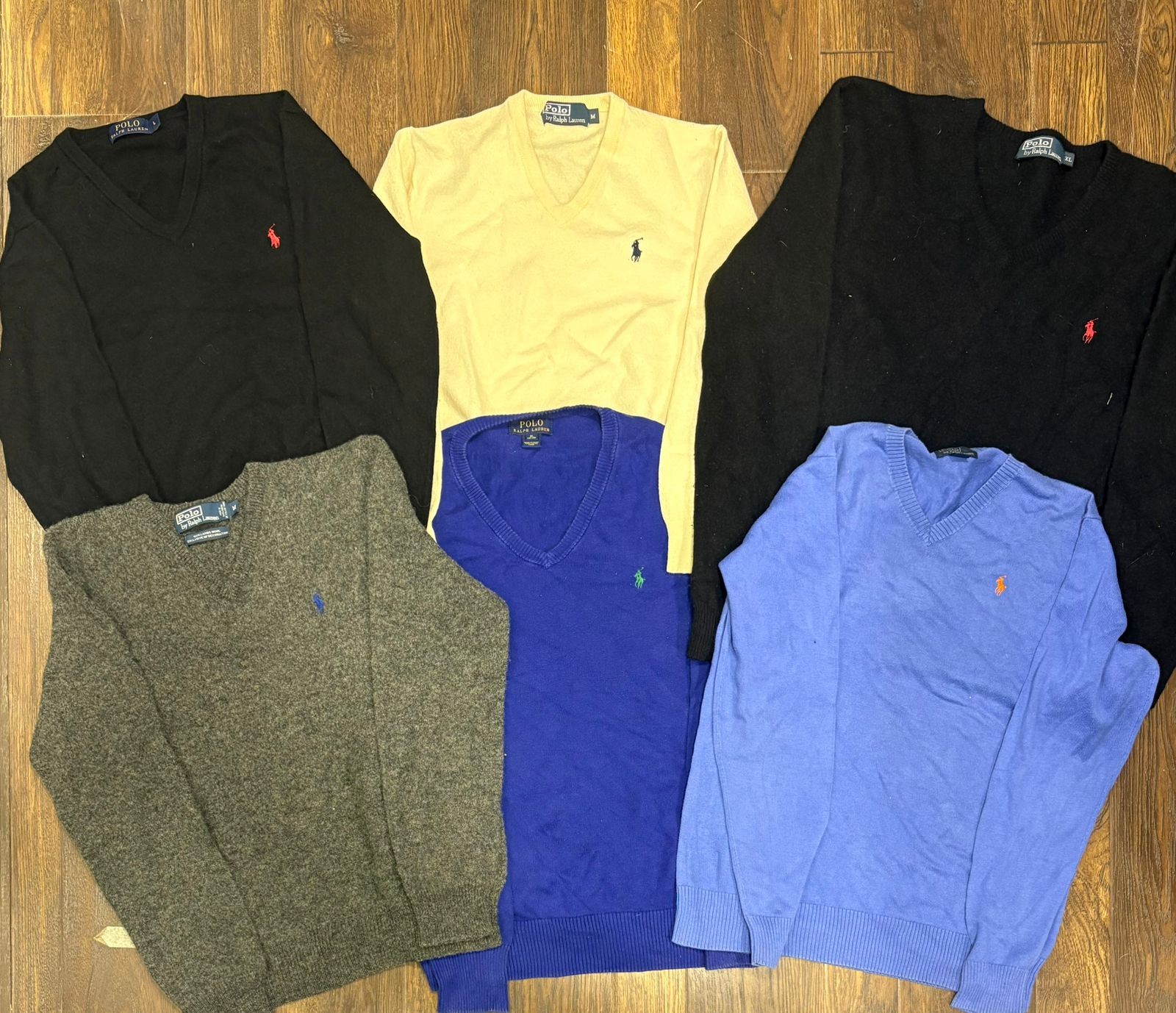 ralph lauren v-neck sweater bundle | rlvn03