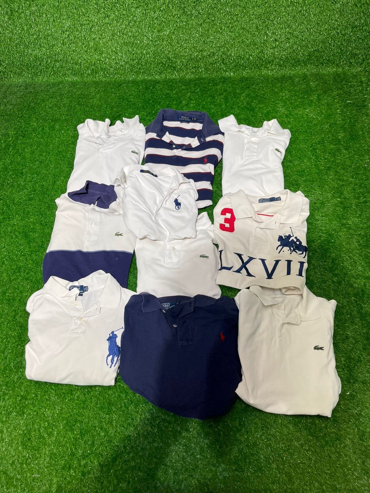 mix branded polo t-shirt