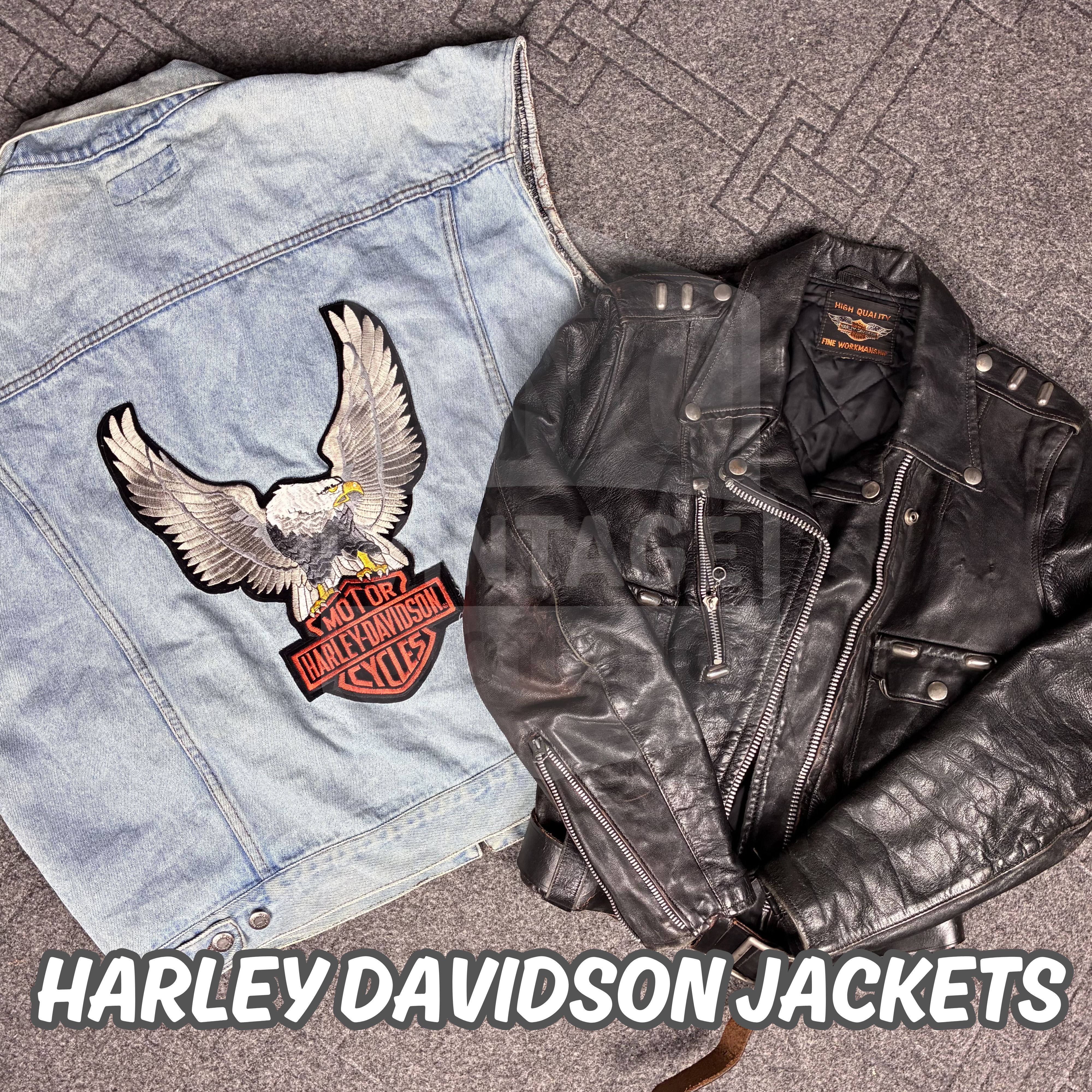 Harley Davidson Leather Jacket – Bad Boy Energy 🏍..