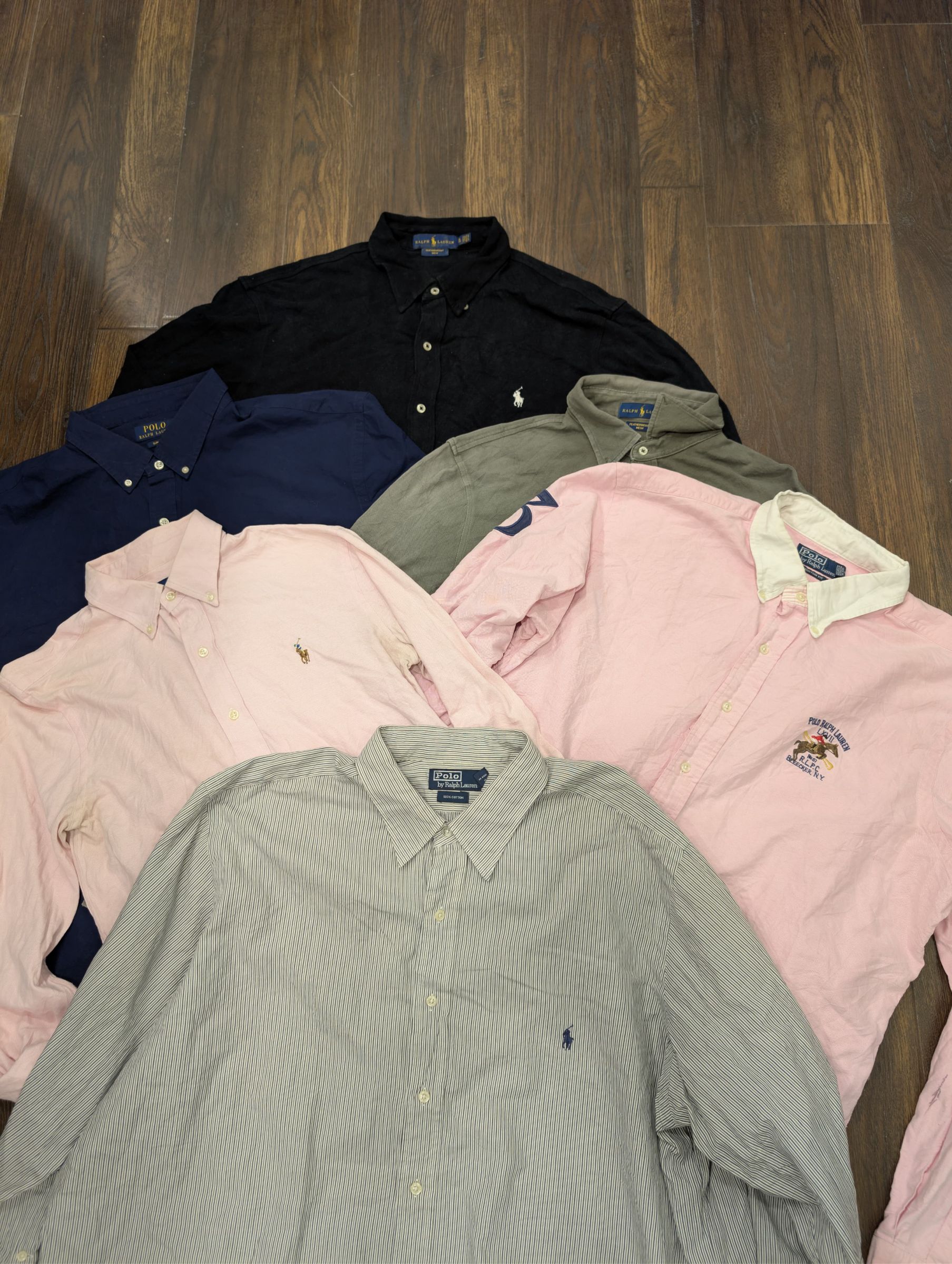 authentic ralph lauren shirts - multi colored