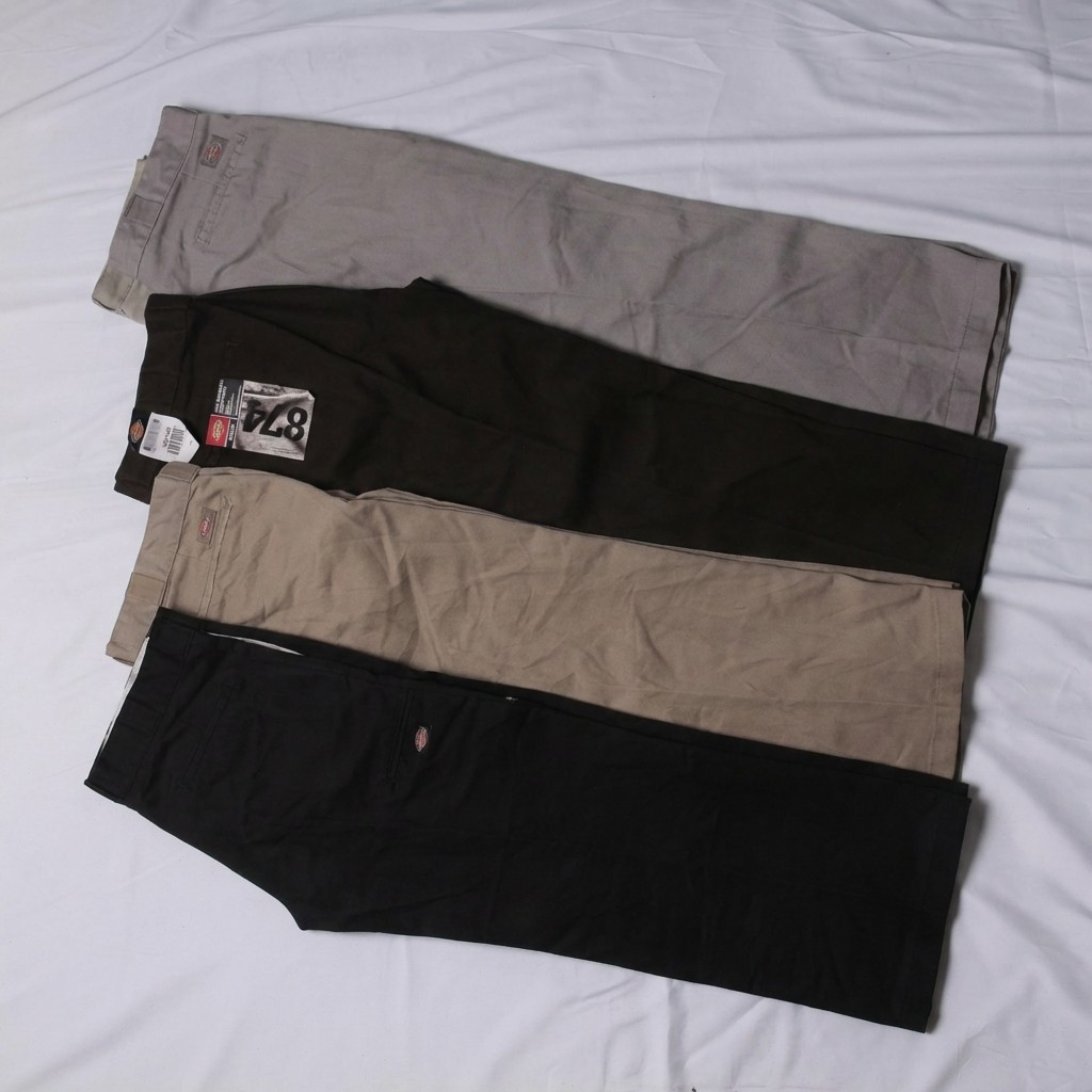 dickies | 12 pcs | 874 work pants | black, khaki, ..