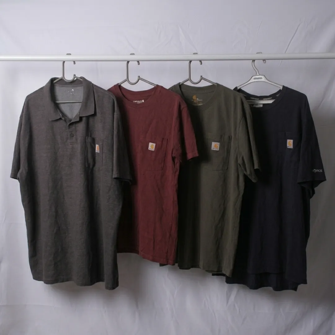 carhartt t-shirts & polo | 12 pcs  | pocket, force..