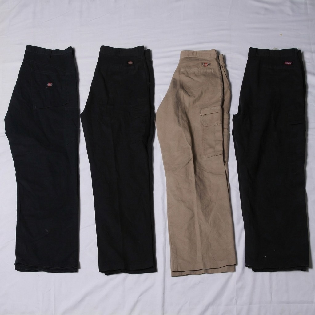dickies | 13 pcs | work pants & cargos | black & k..