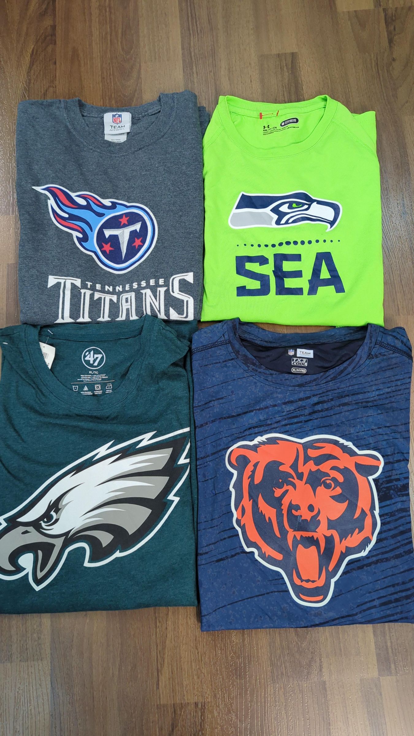av-1453 nfl t-shirts l/s & s/s