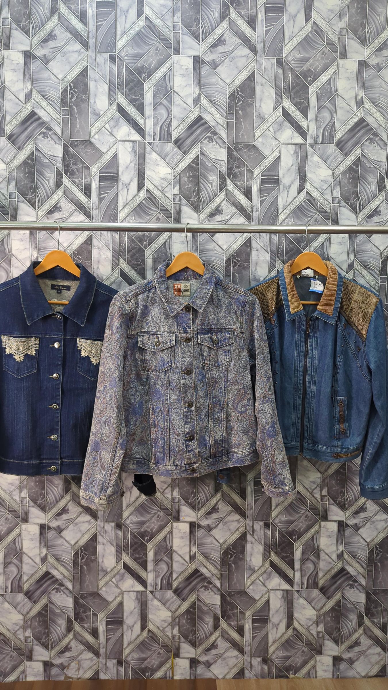 av-1456 y2k style denim jackets