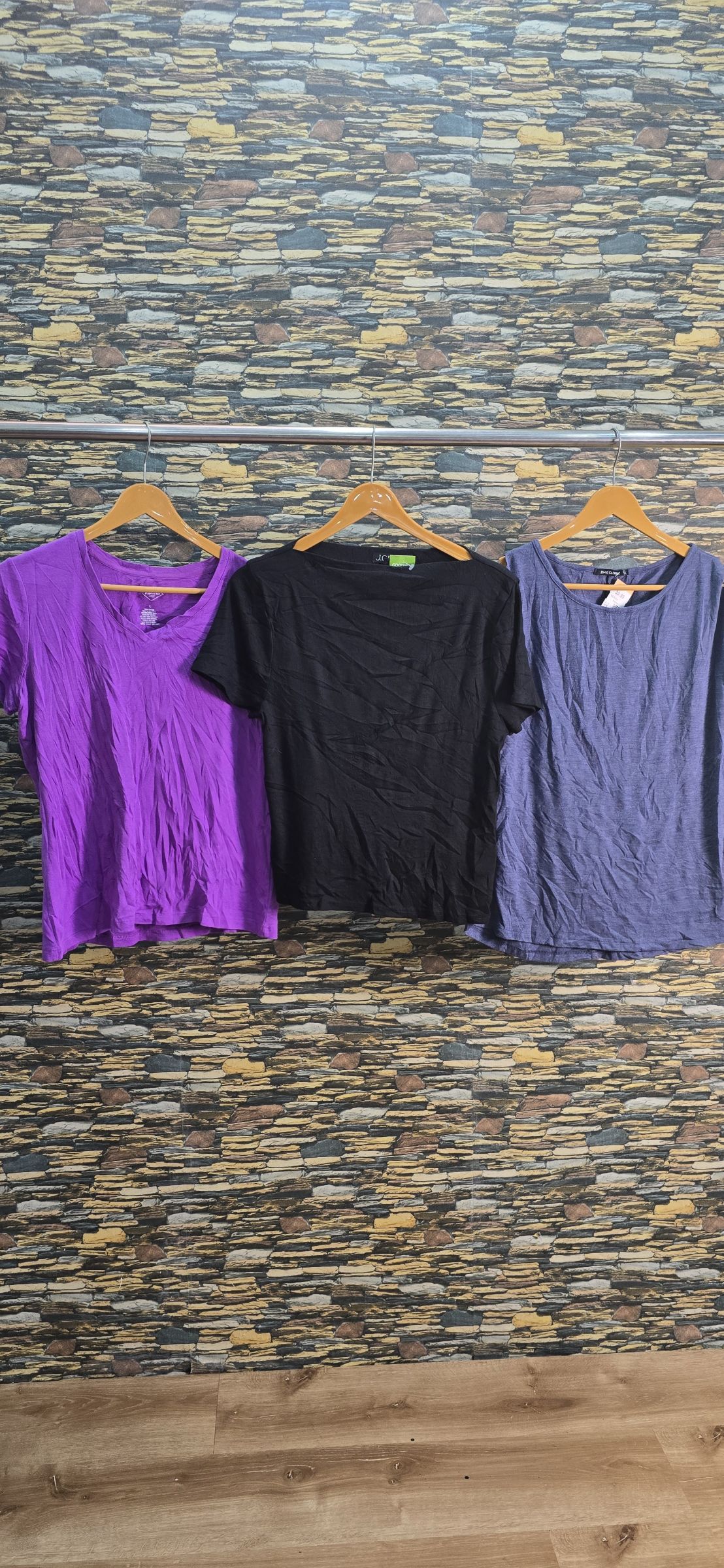 av-1571 unbranded ladies plain t-shirts s/s