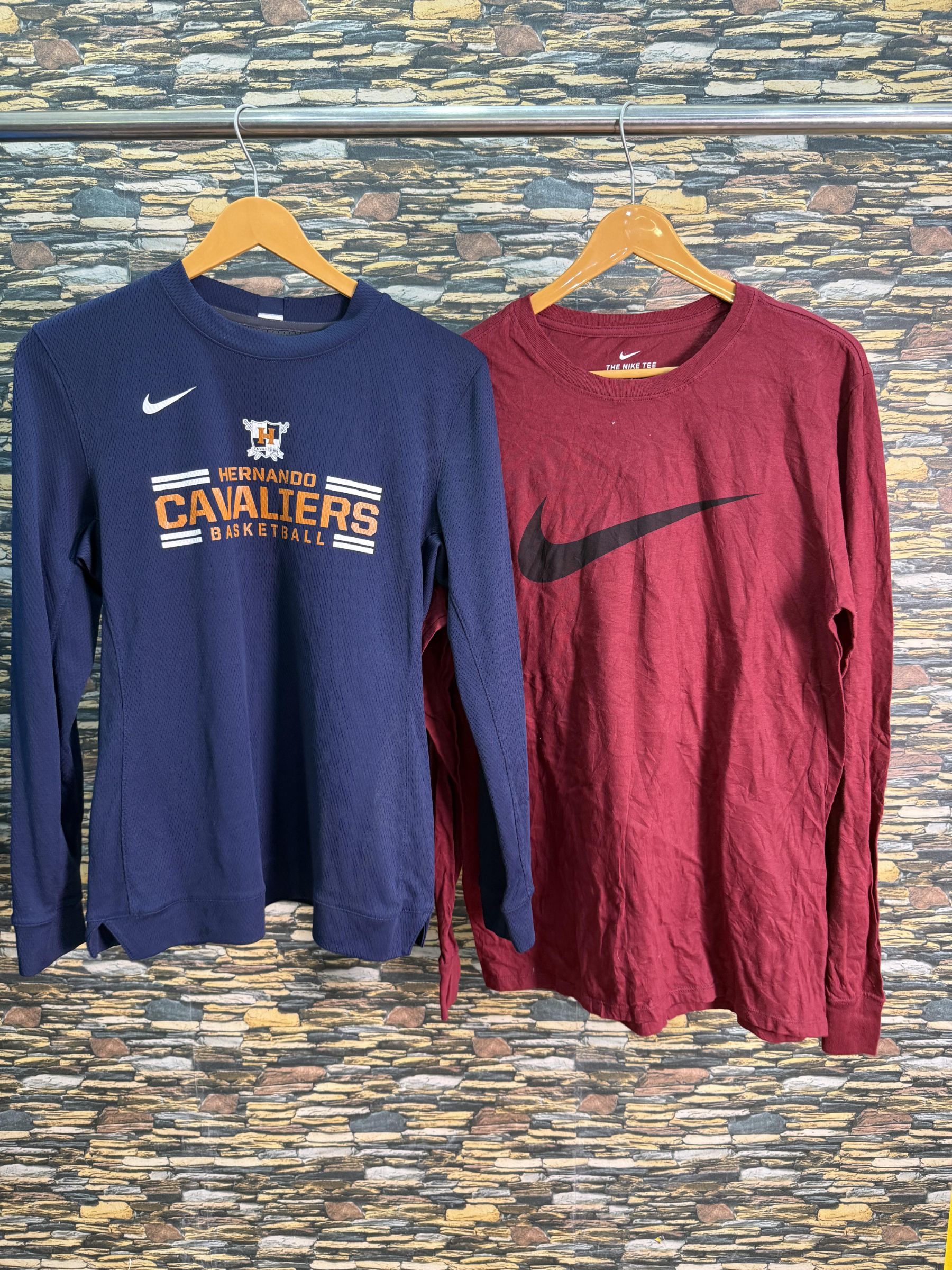 av-1580 nike t-shirts l/s