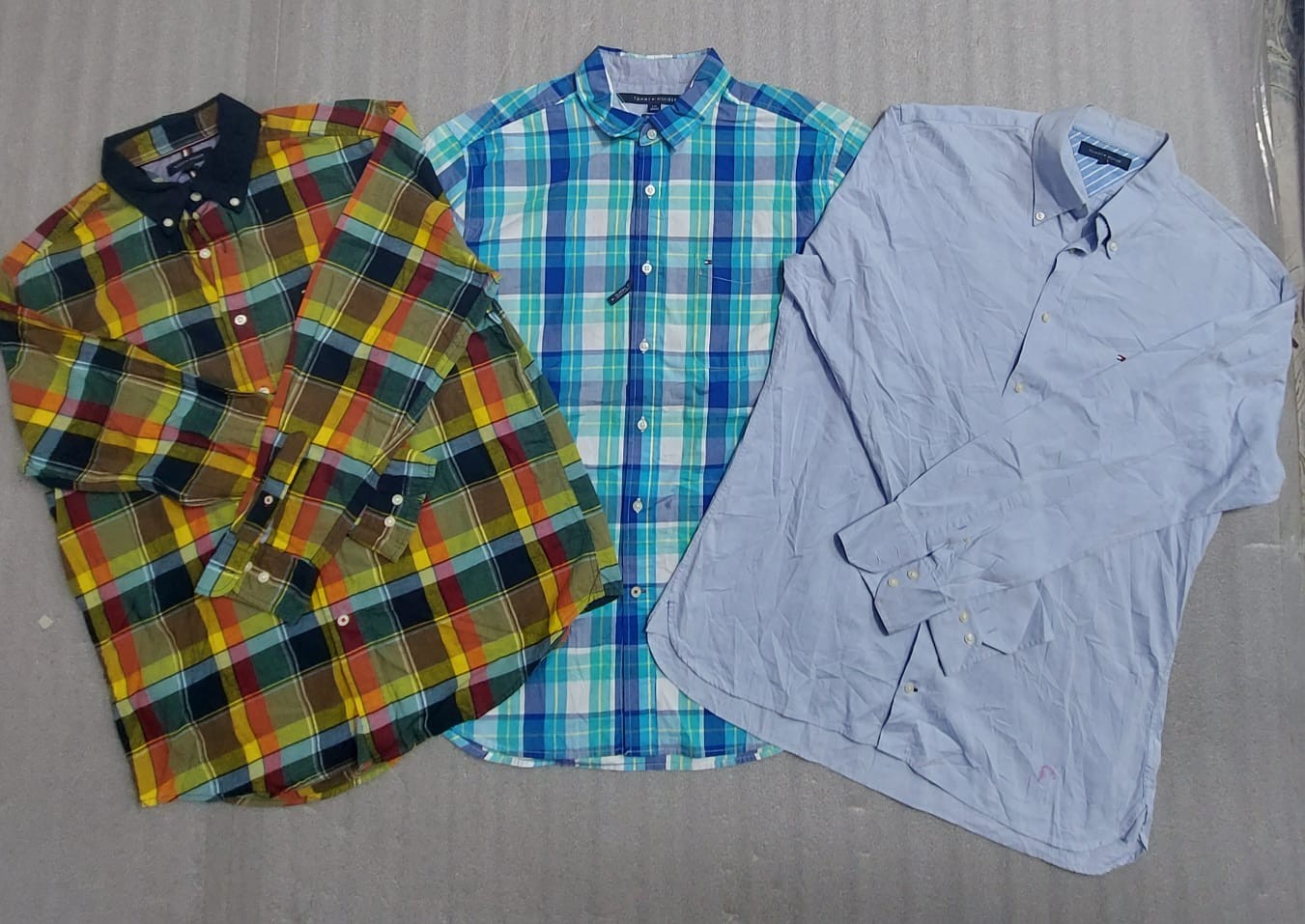 tommy hilfiger button down shirts 7 pc (03126)