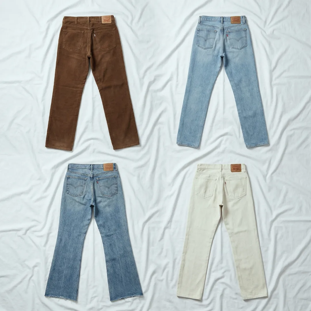 levi's mixed styles jeans bundle x12 | corduroy, f..