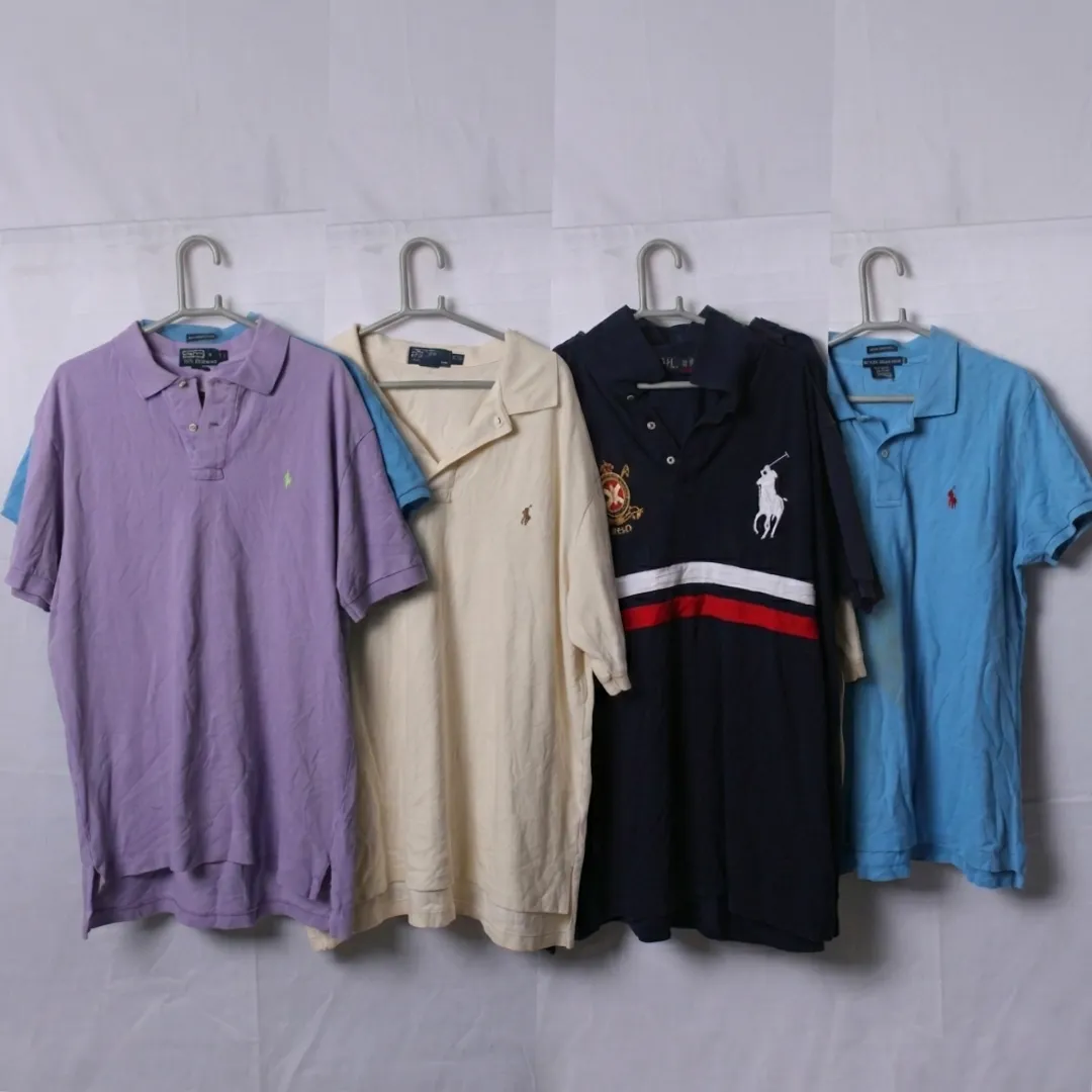 ralph lauren | 8 pcs | polo shirts | big pony, rug..