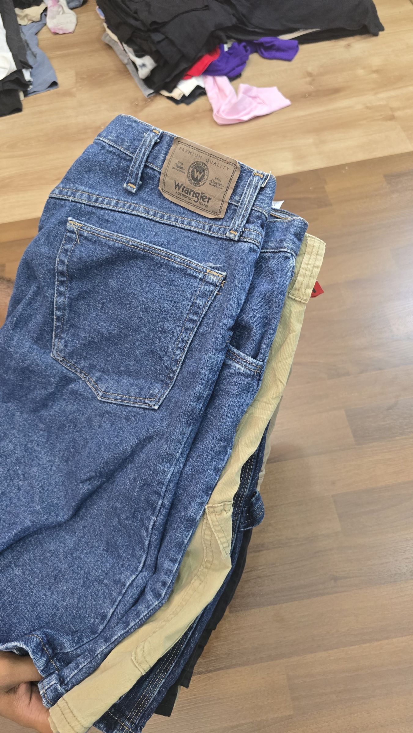 av-1809 wrangler mix shorts | cotton shorts | deni..