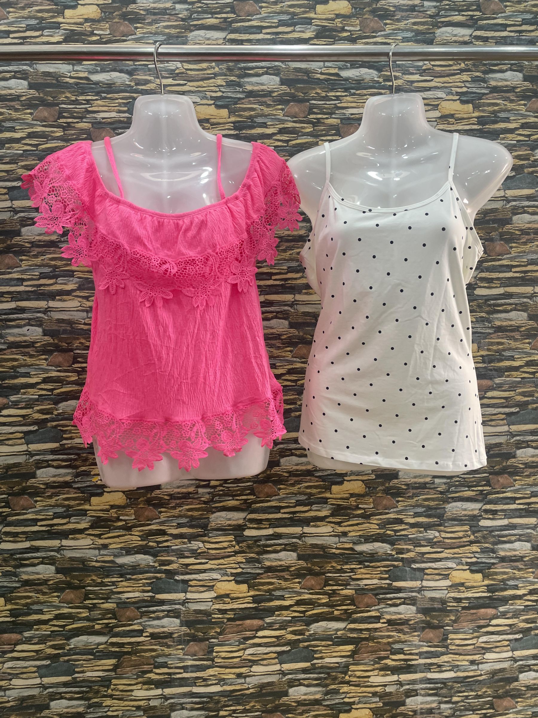 av-1829 unbranded printed & plain camisole