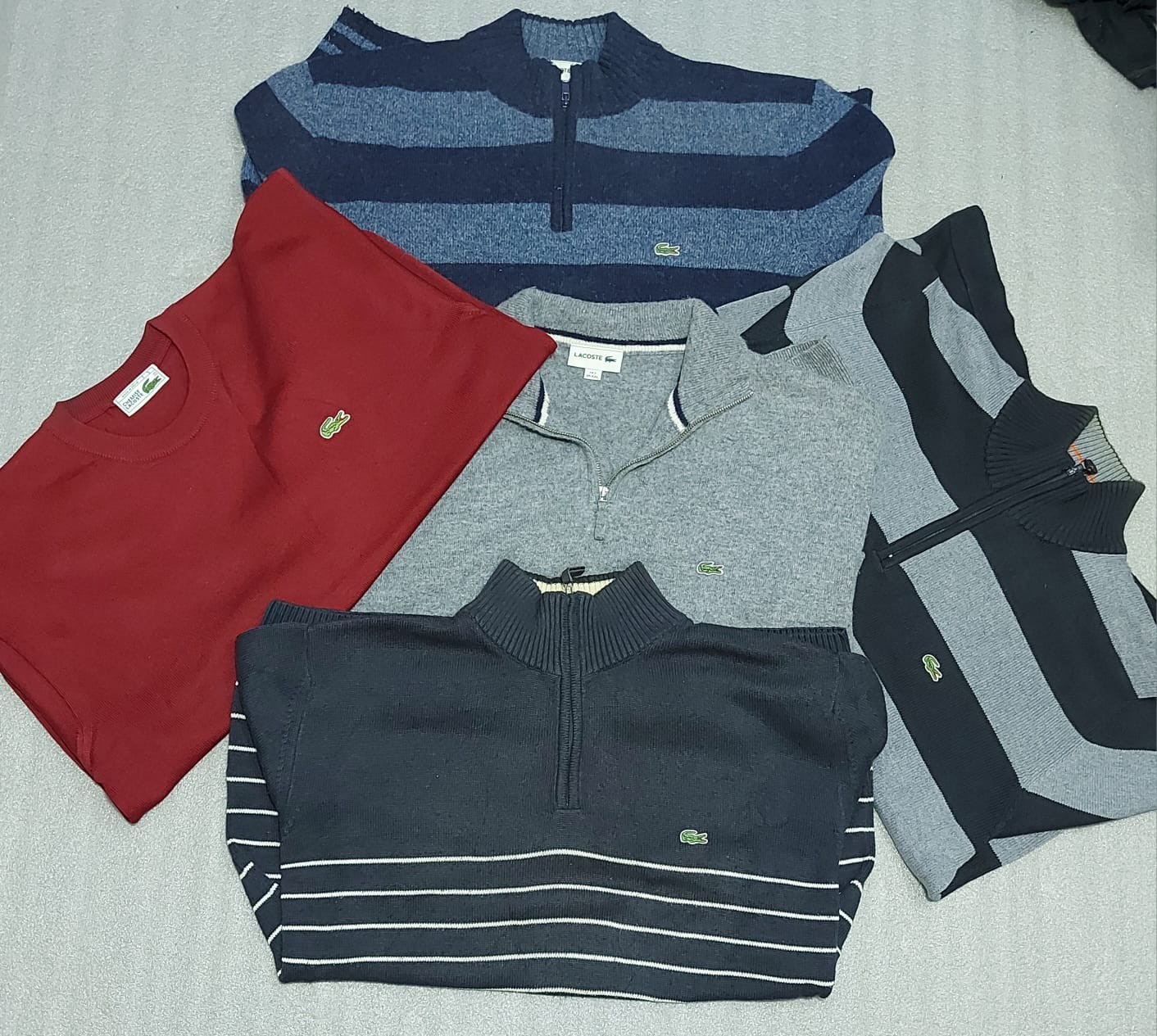 lacoste sweaters 8 pc (03275)