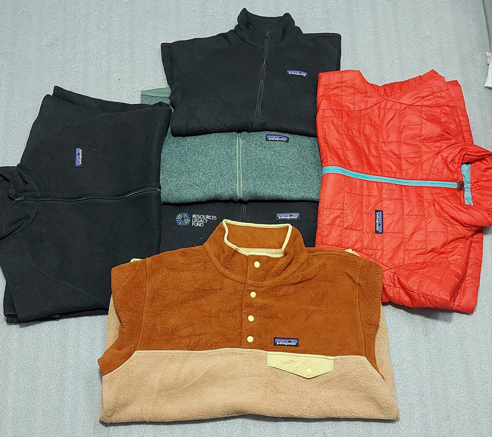 patagonia fleece & jackets 8 pc (03274)
