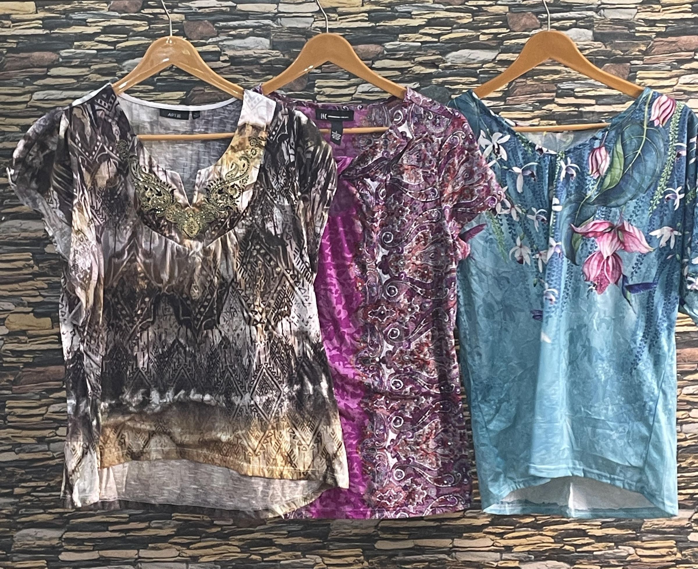 av-1894 ladies printed t-shirts s/s