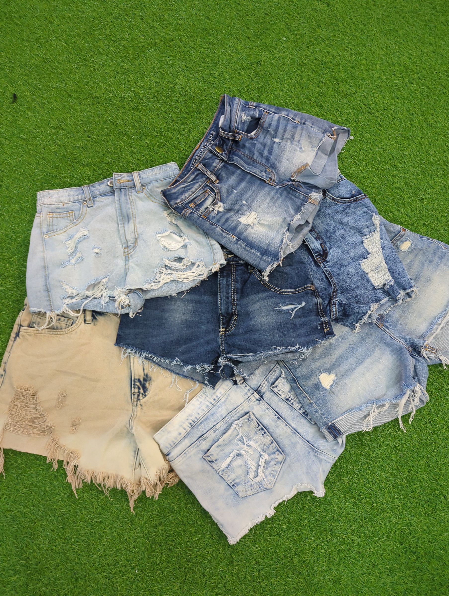 av-1673 unbranded denim ripped sexy shorts