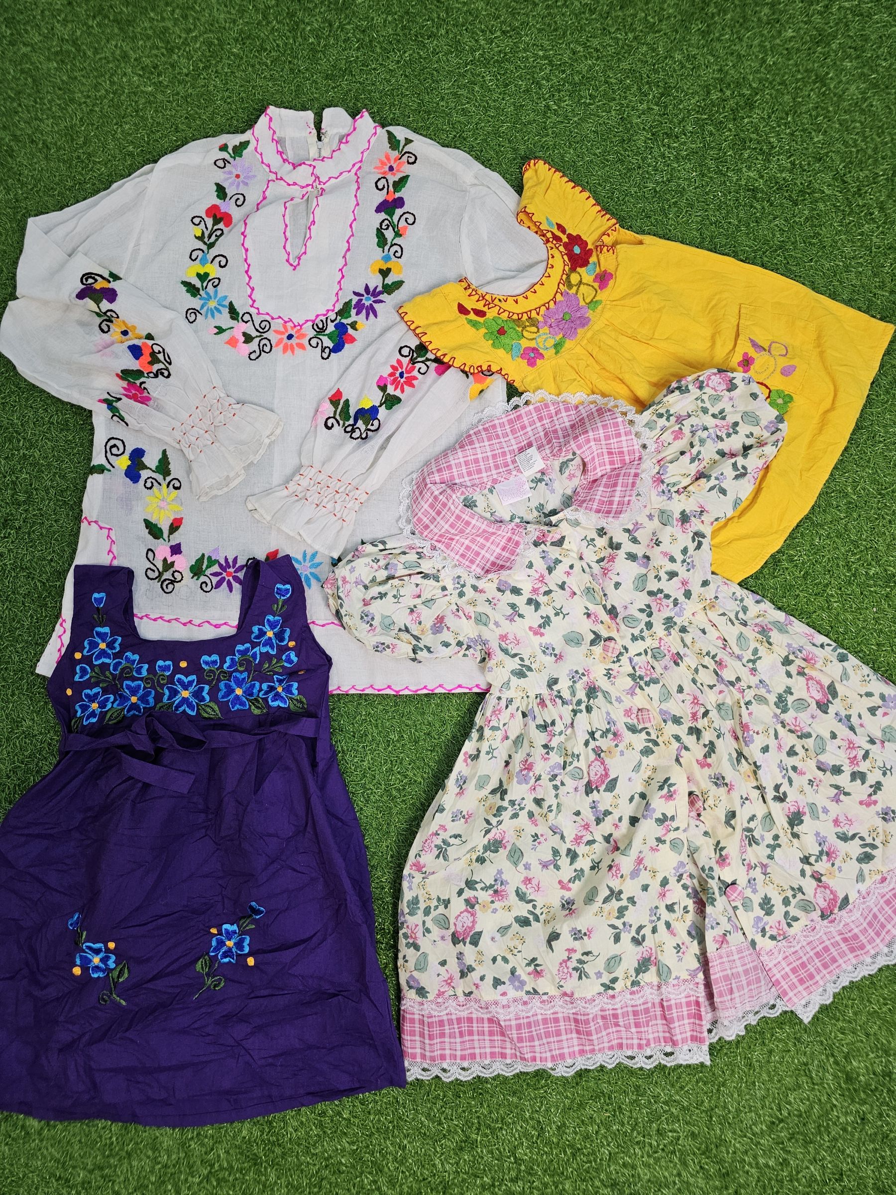 avg-0477 kids vintage style dresses