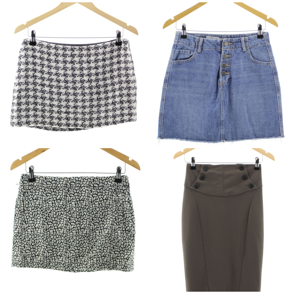 zara, mango & more – women's skirts
