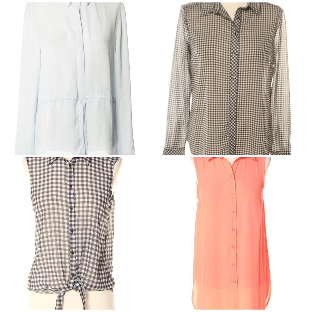 zara, h&m, bershka & more – women's shirts