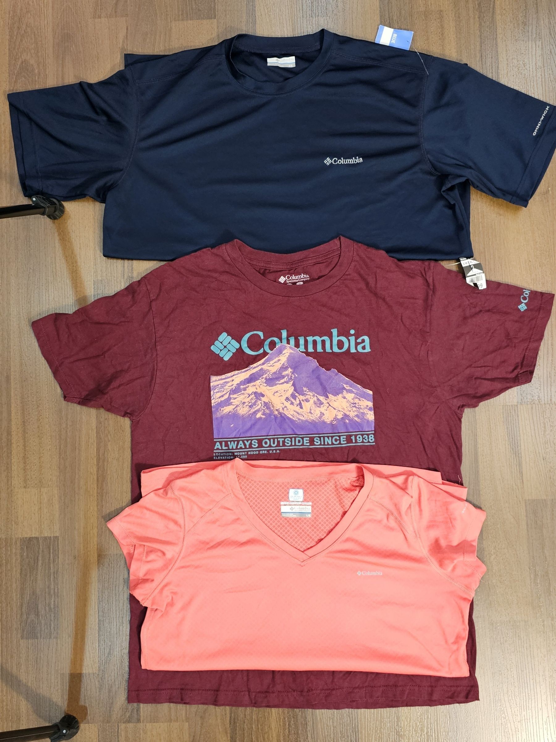 av-1933 columbia t-shirts s/s