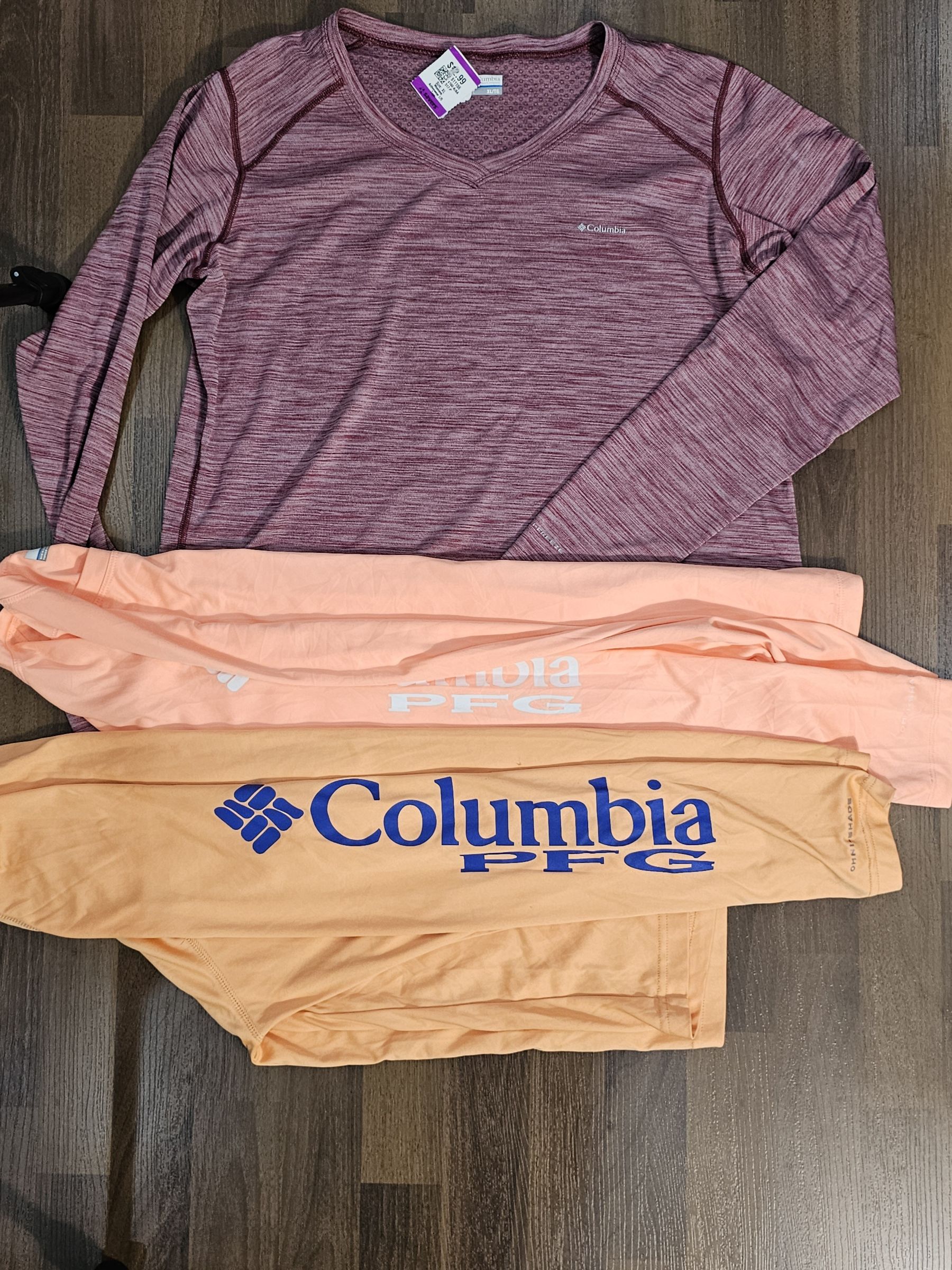 av-1943 columbia t-shirts l/s