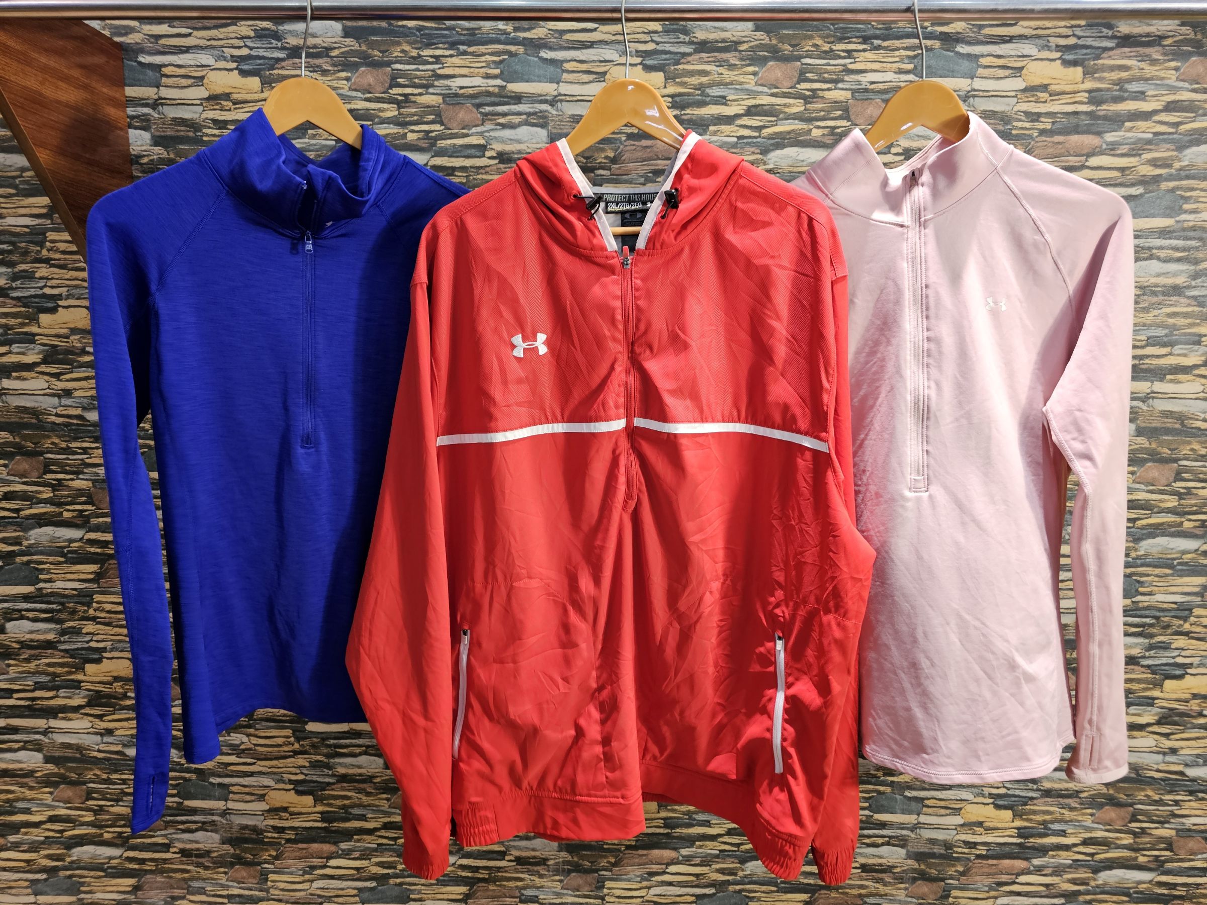 av-1978 under armour 1/4 zipper sweatshirts