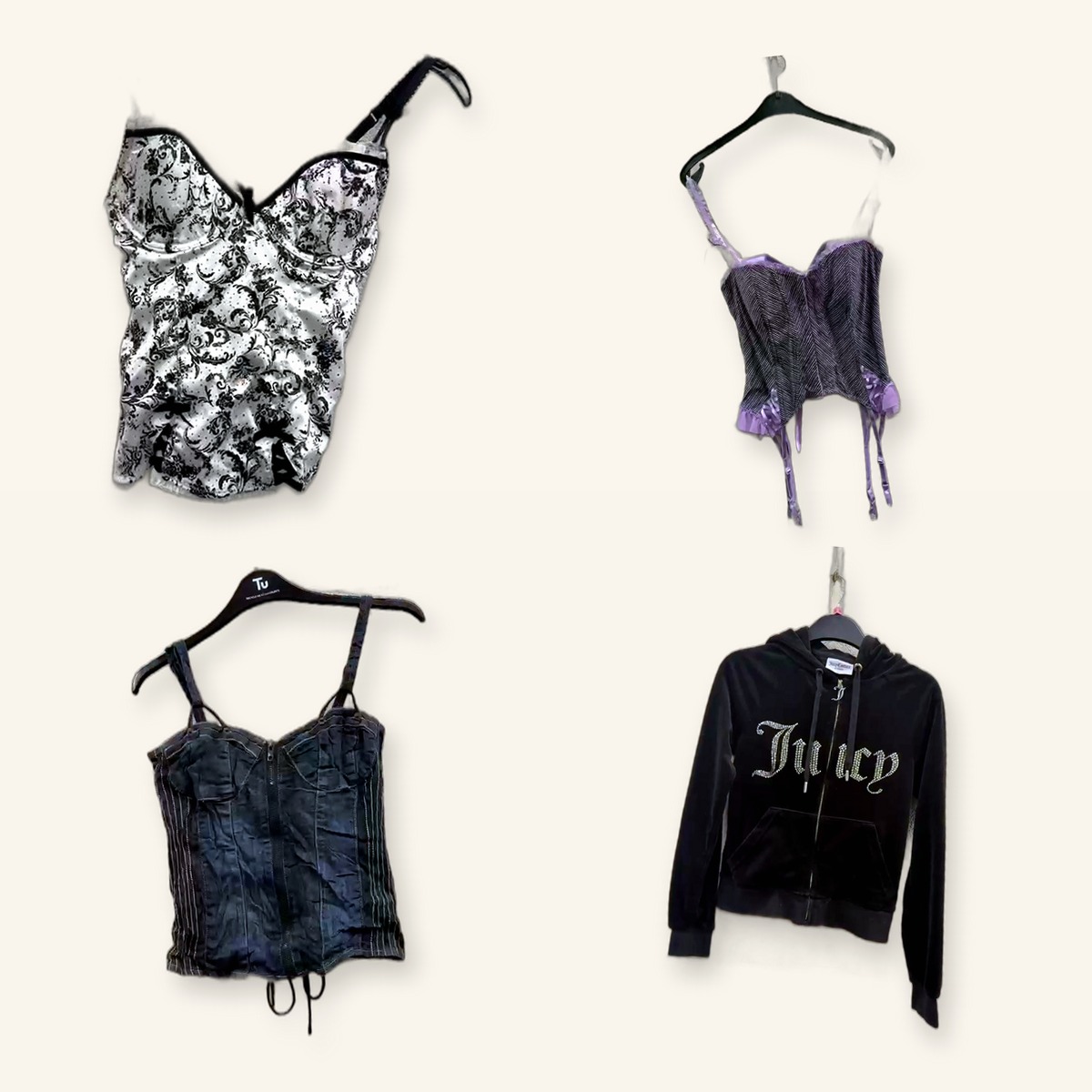 y2k going-out mix — corsets, camis & jui..