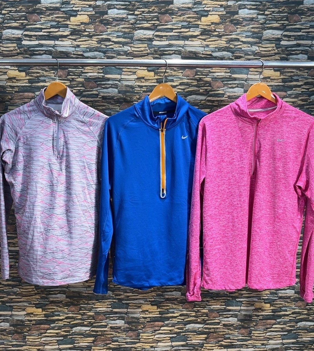 av-2371 nike t-shirts l/s | 1/4 zipper t-shirts