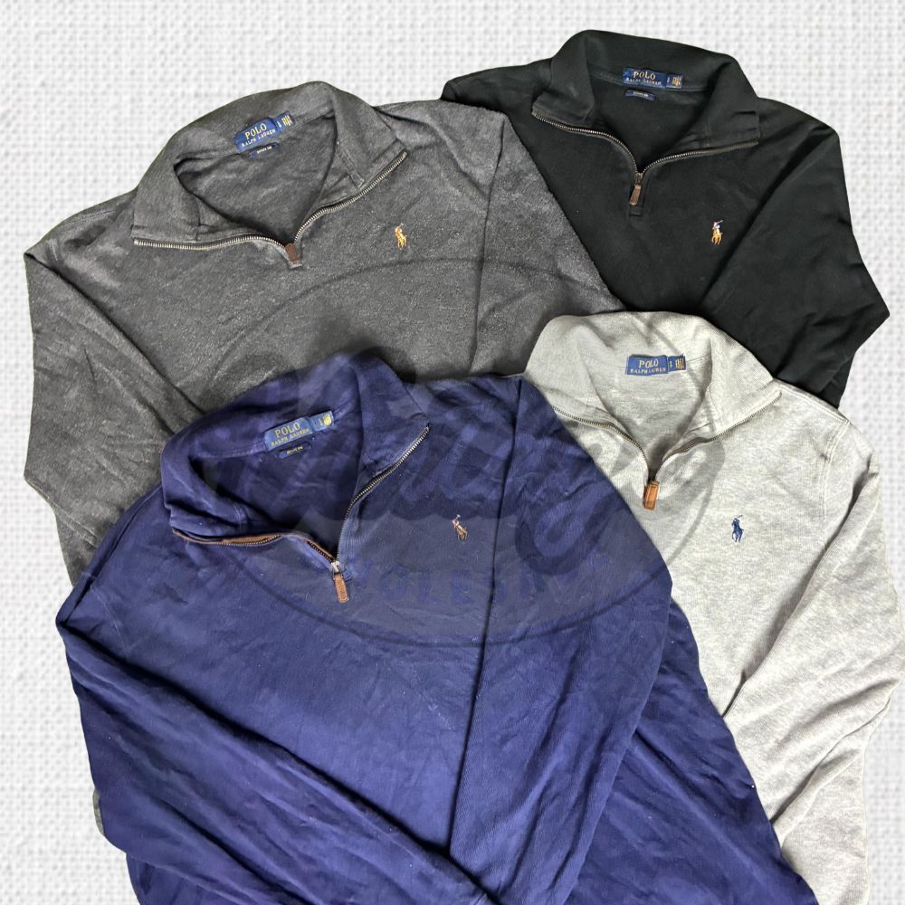 Vintage Ralph Lauren Kids Cable Knit Polo Sweaters..