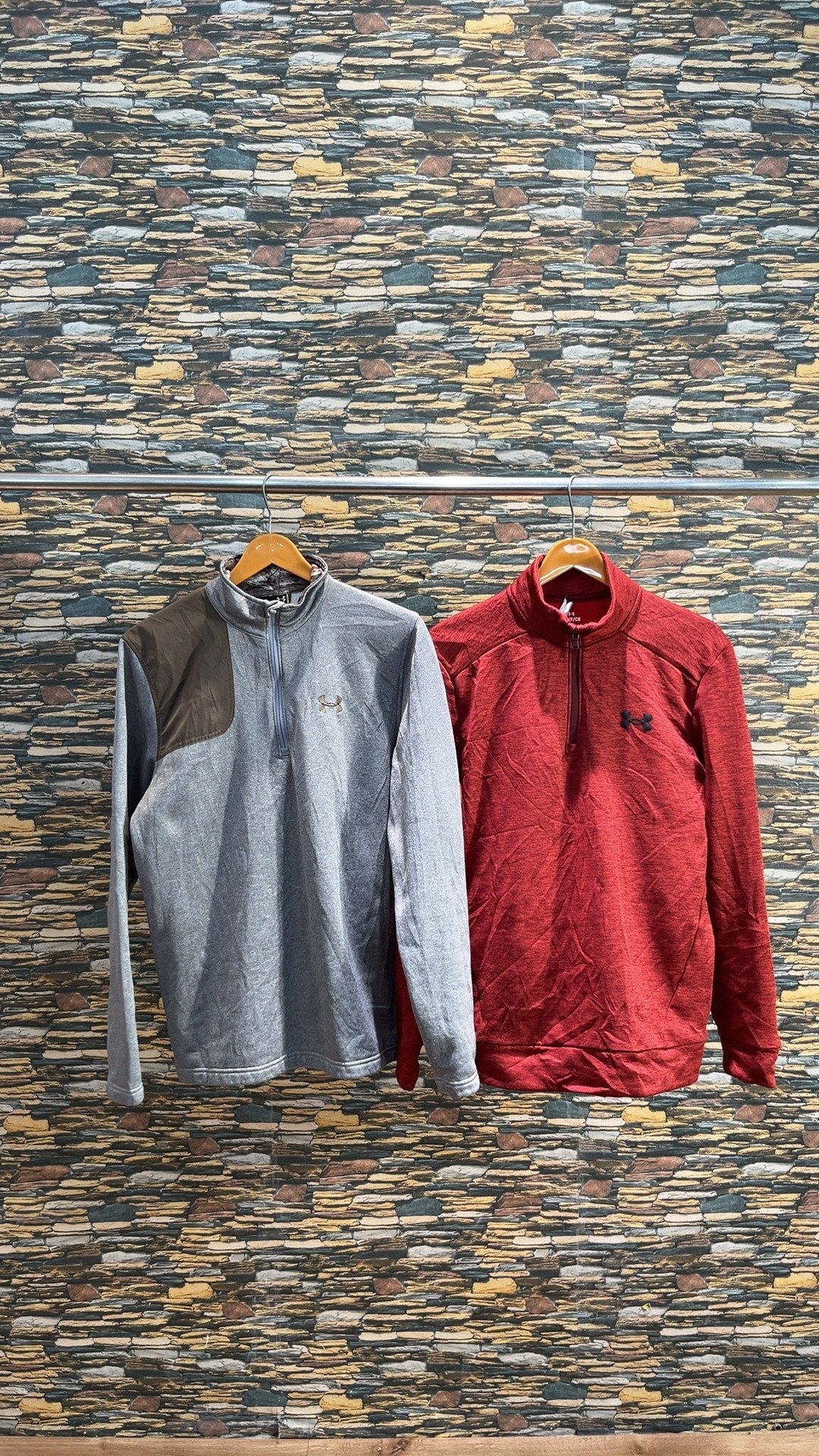 av-2398 under armour 1/4 zipper t-shirts