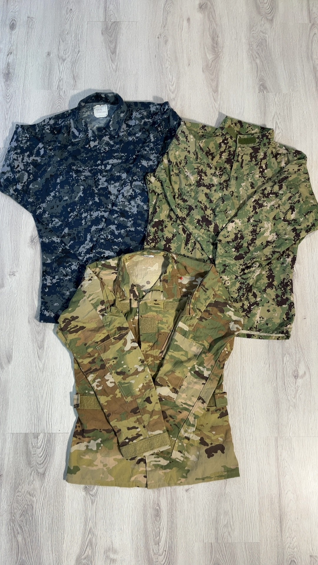 avg-0670 army/air force/navy shirts