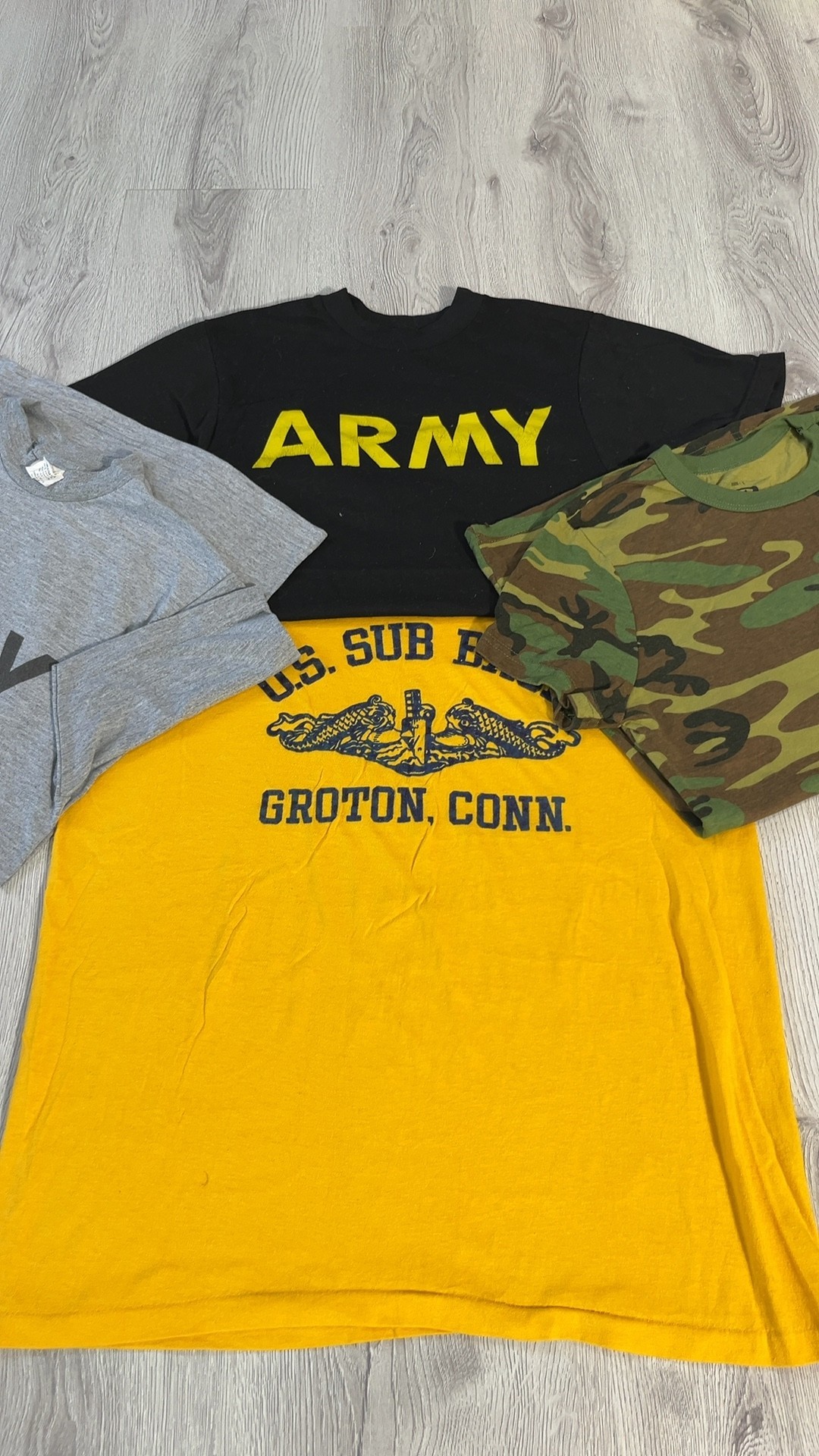 avg-0668 army/air force/navy t-shirts l/ & s/s