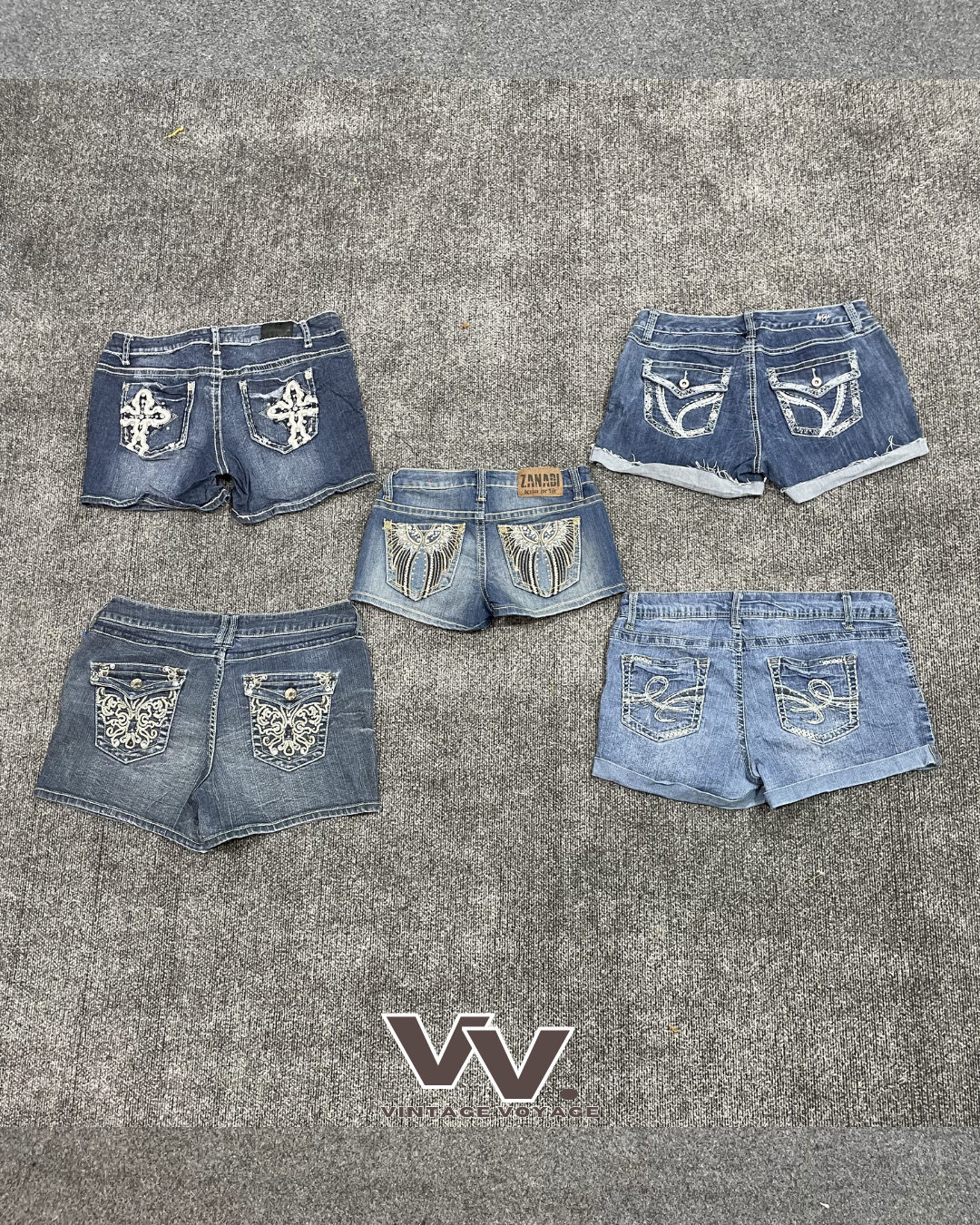 Y2K embellished shorts