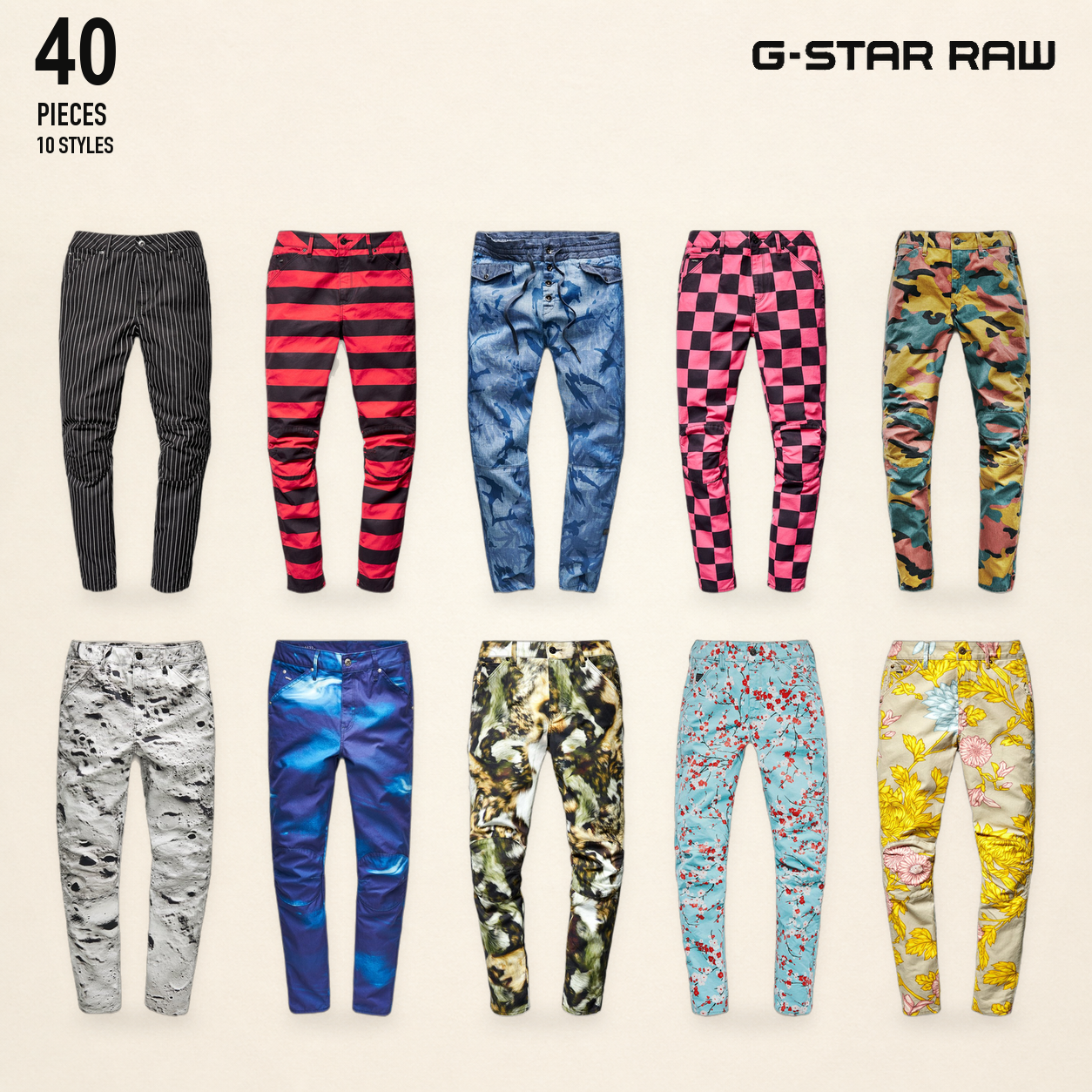 NWT deadstock g-star RAW - women's baggy & 3D trou..