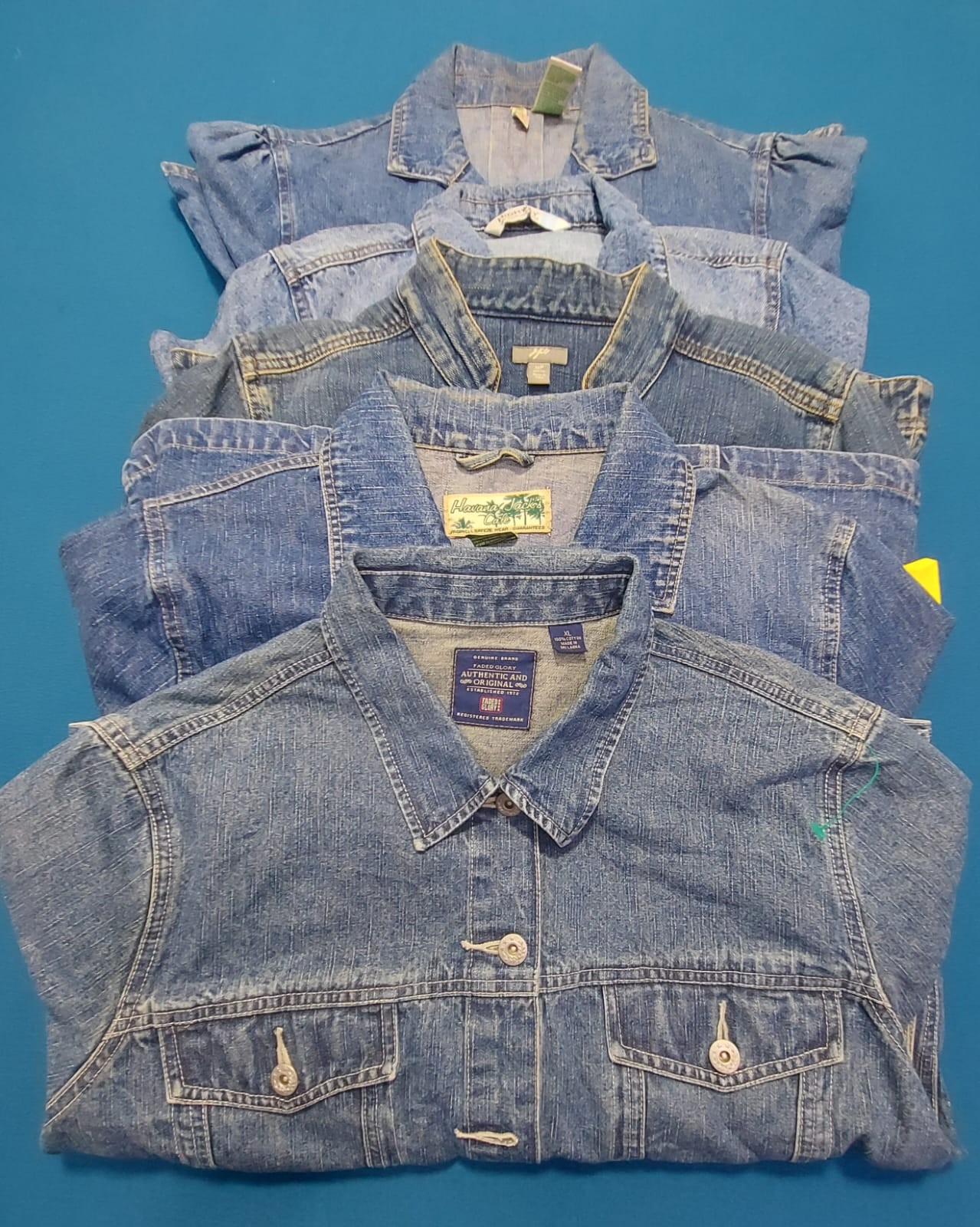 y2k denim jackets 5 pc (03441)