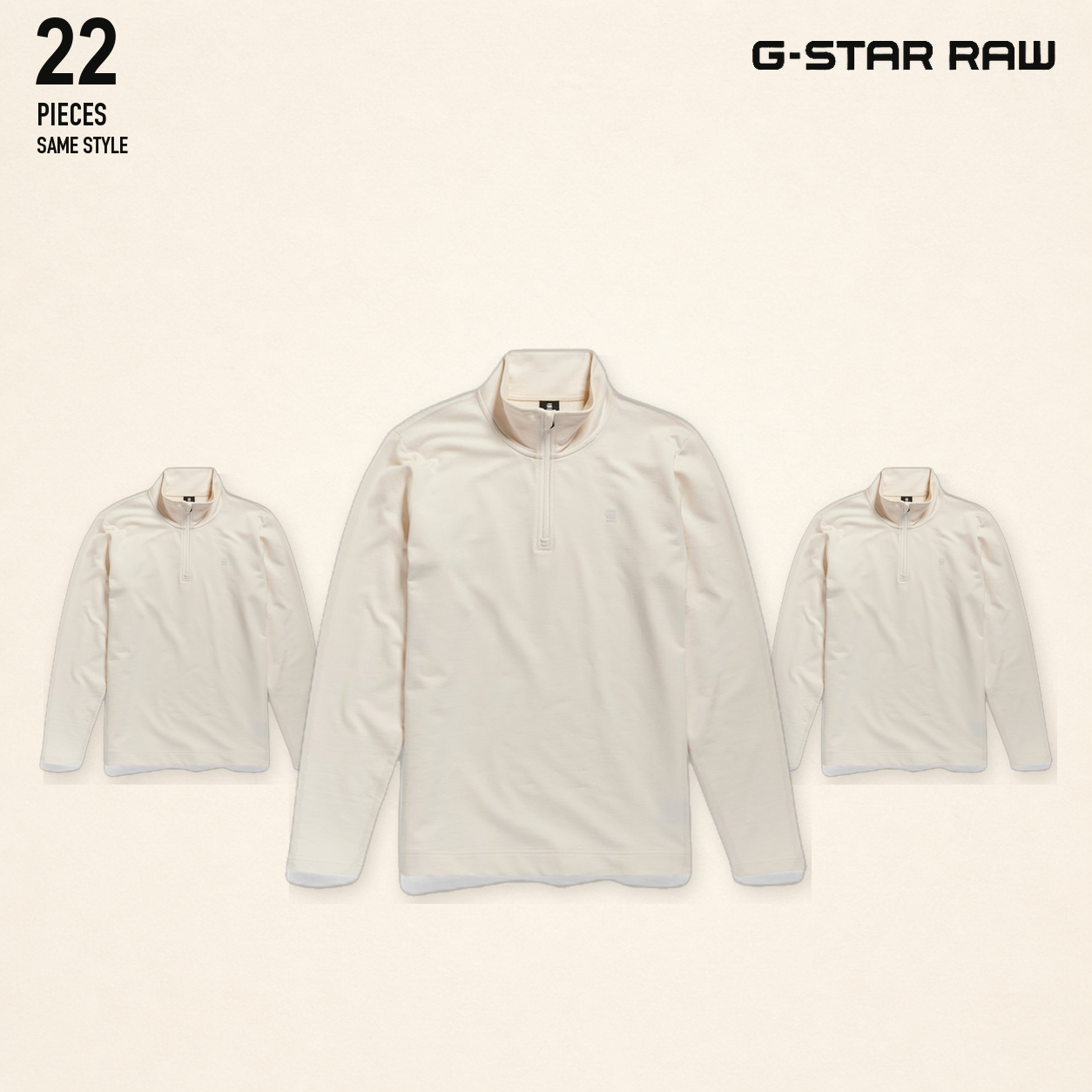 NWT deadstock g-star RAW - half zip tweeter tops ×..