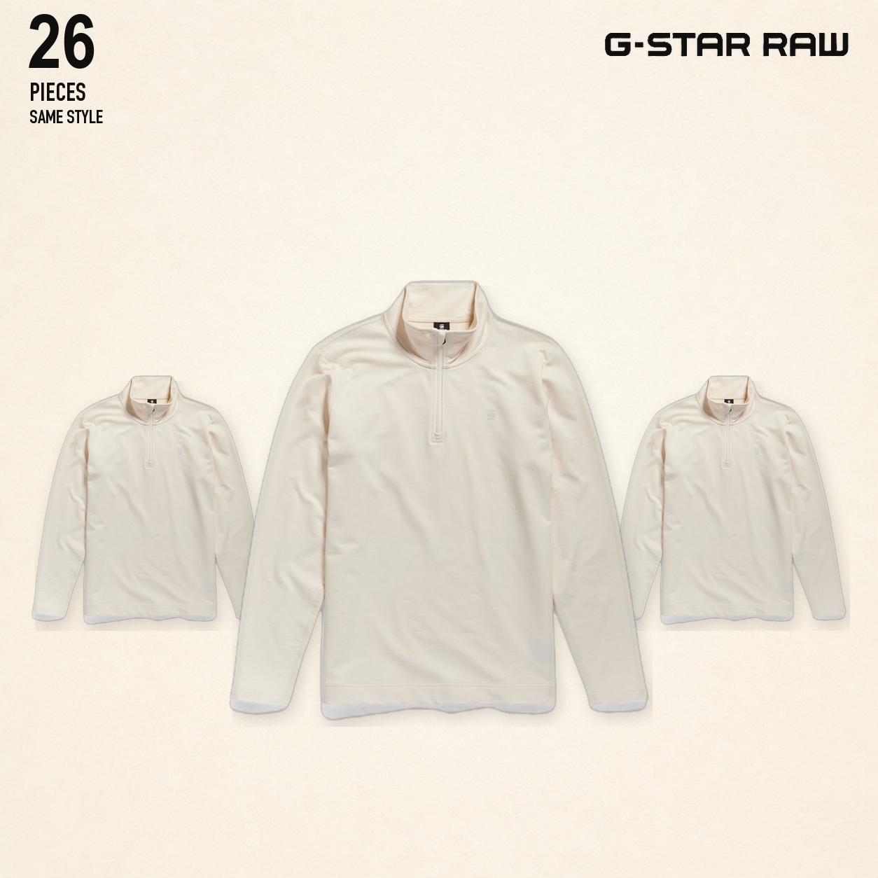 NWT deadstock g-star RAW - half zip tweeter tops ×..