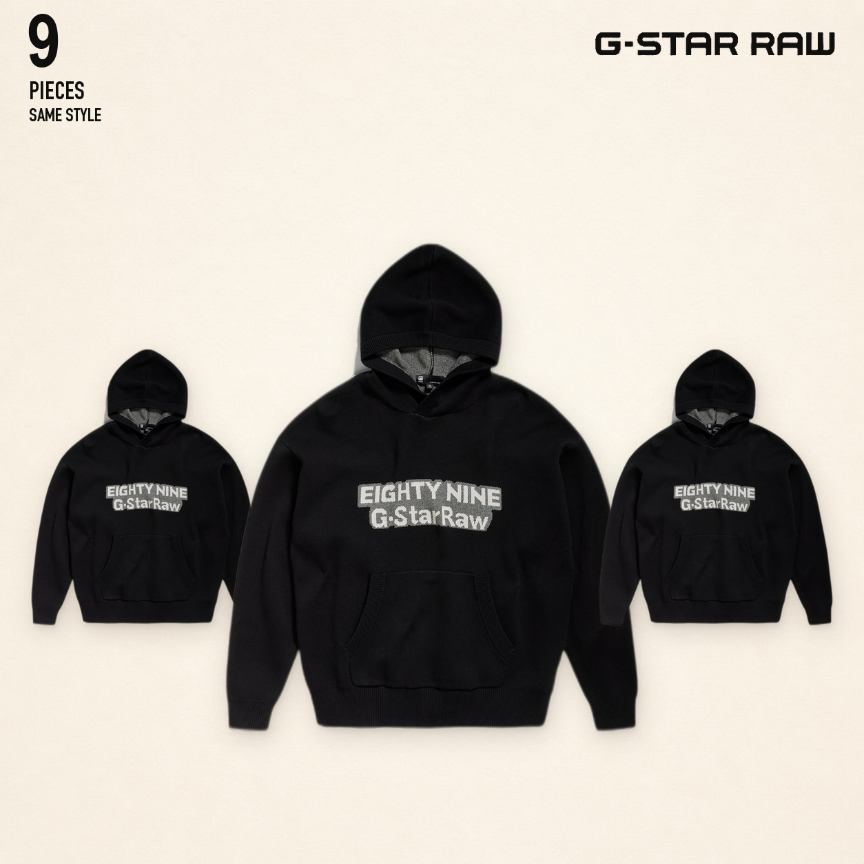 NWT deadstock g-star RAW - pulls à capuche graphiq..