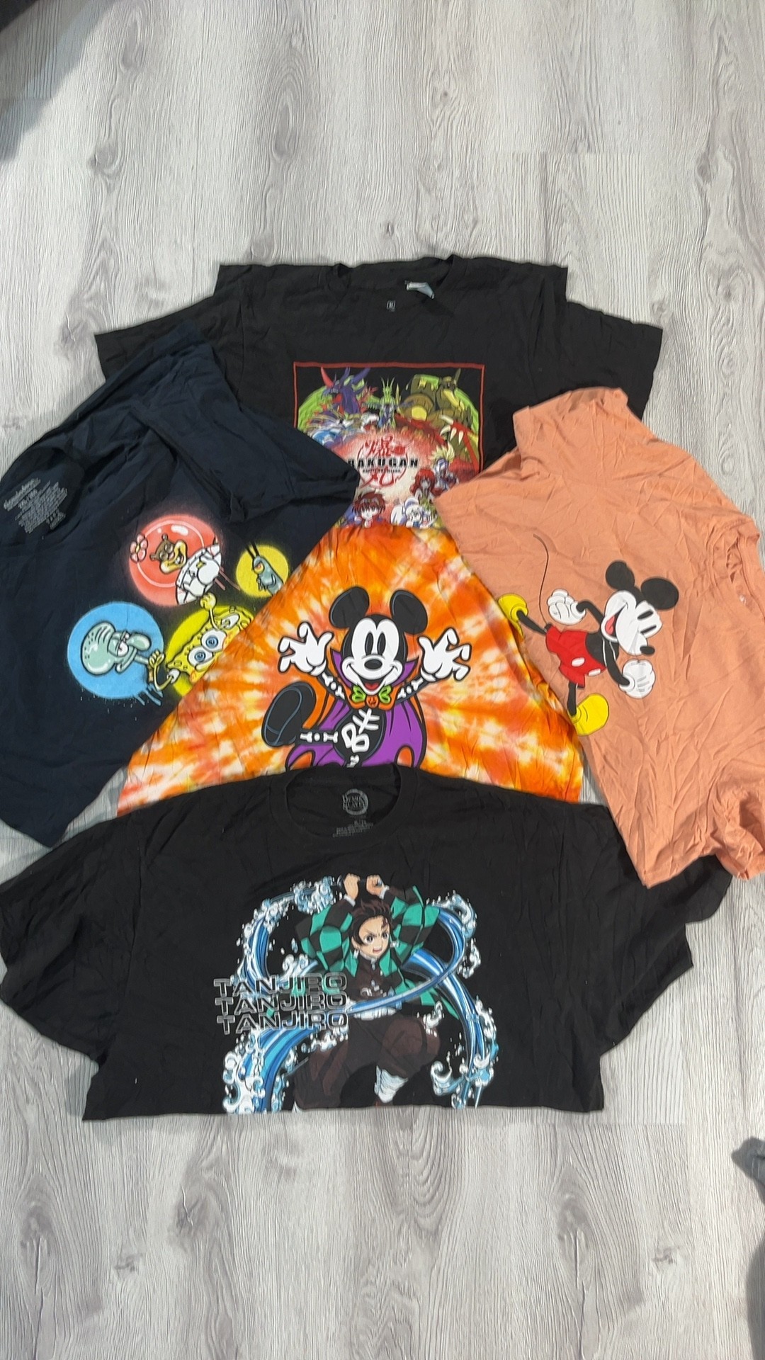 avg-0735 cartoon printed t-shirts