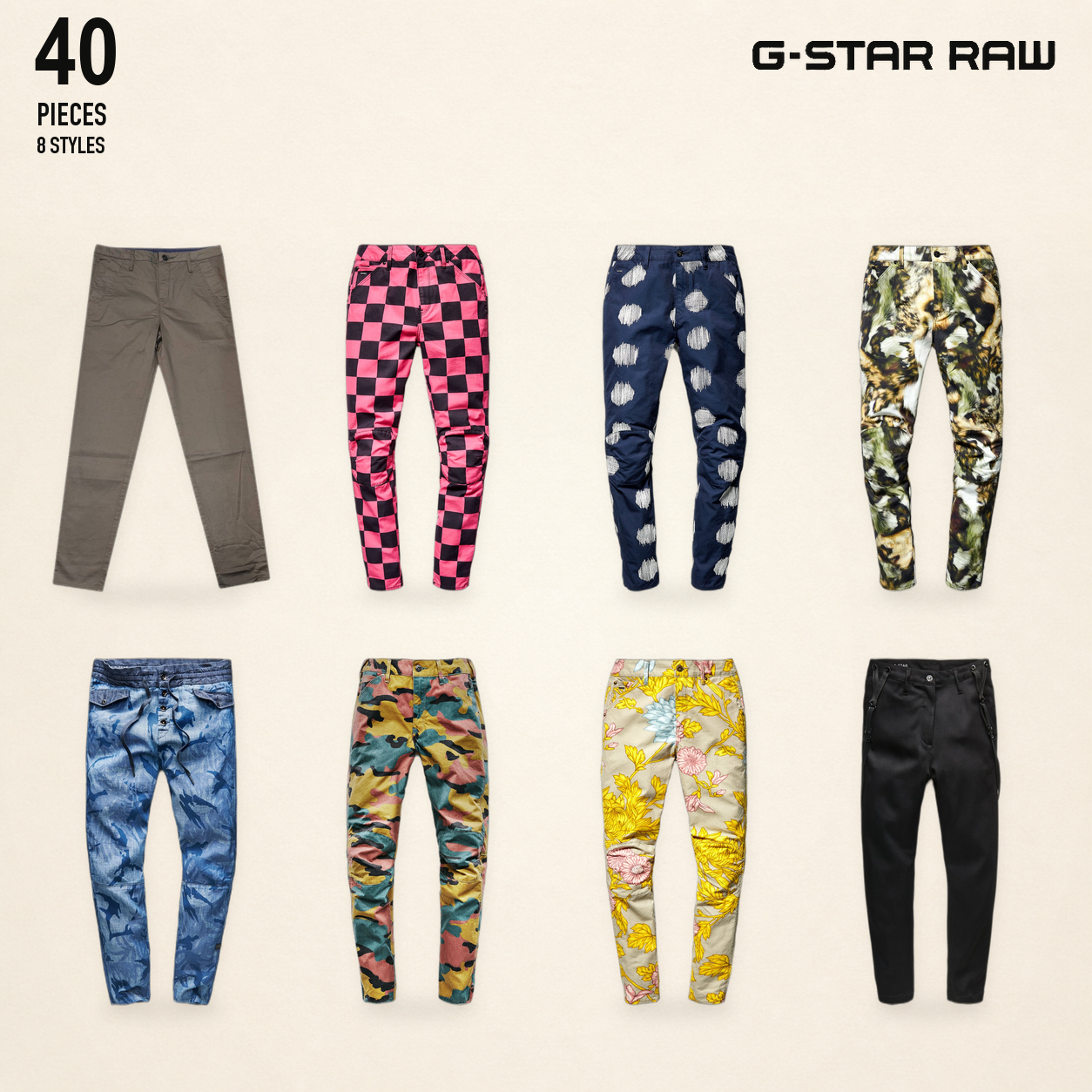 NWT deadstock g-star RAW - women's baggy & 3D trou..