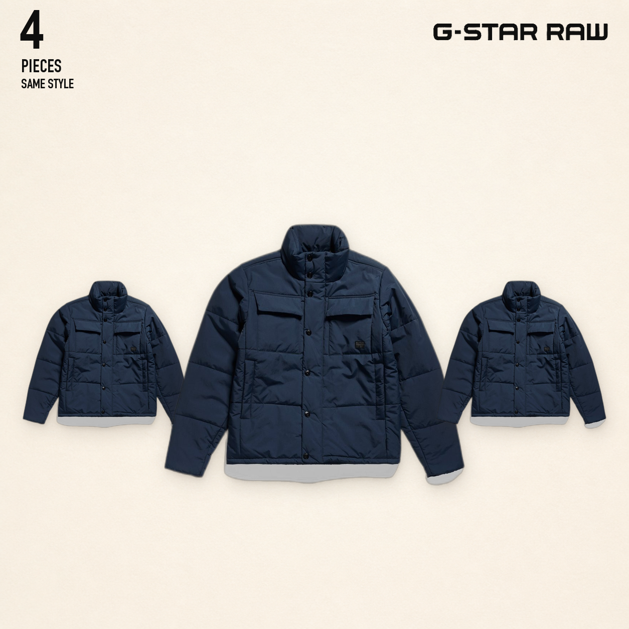 NWT deadstock g-star RAW - foundation padded jacke..
