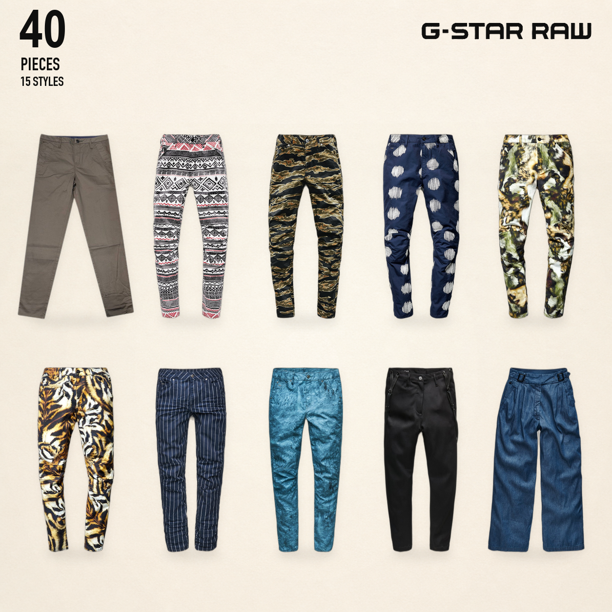 NWT deadstock g-star RAW - women's baggy & 3D trou..