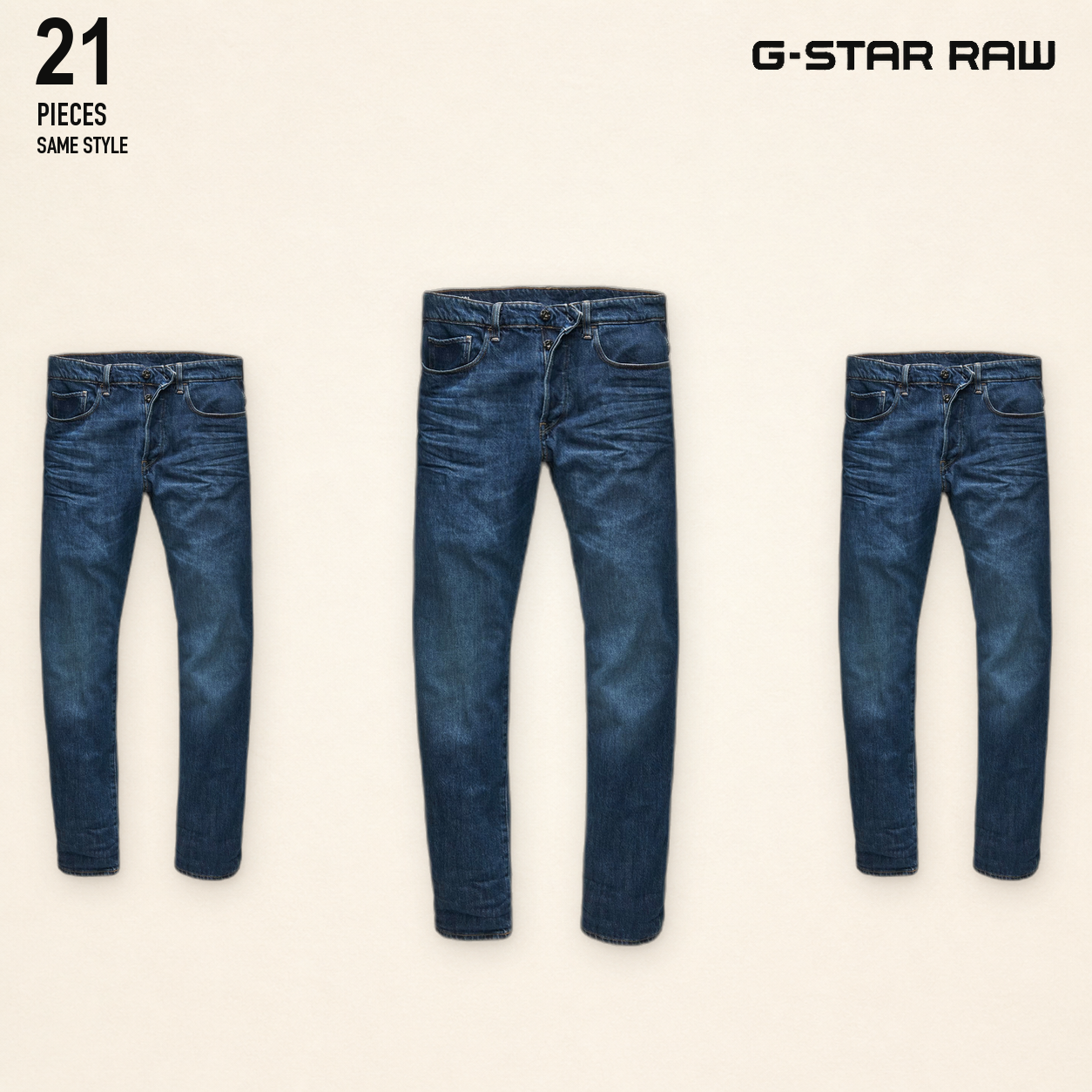 NWT deadstock g-star RAW - 3301 90's tapered jeans..