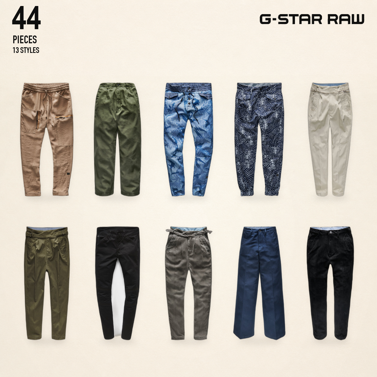 NWT deadstock g-star RAW - women's baggy & 3D trou..