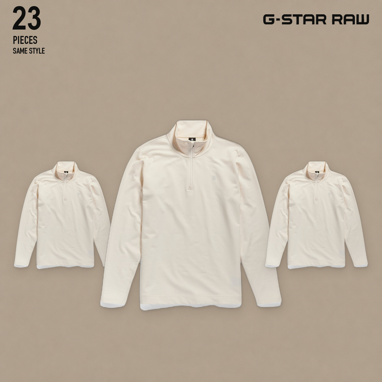 NWT deadstock g-star RAW - half zip tweeter tops ×..