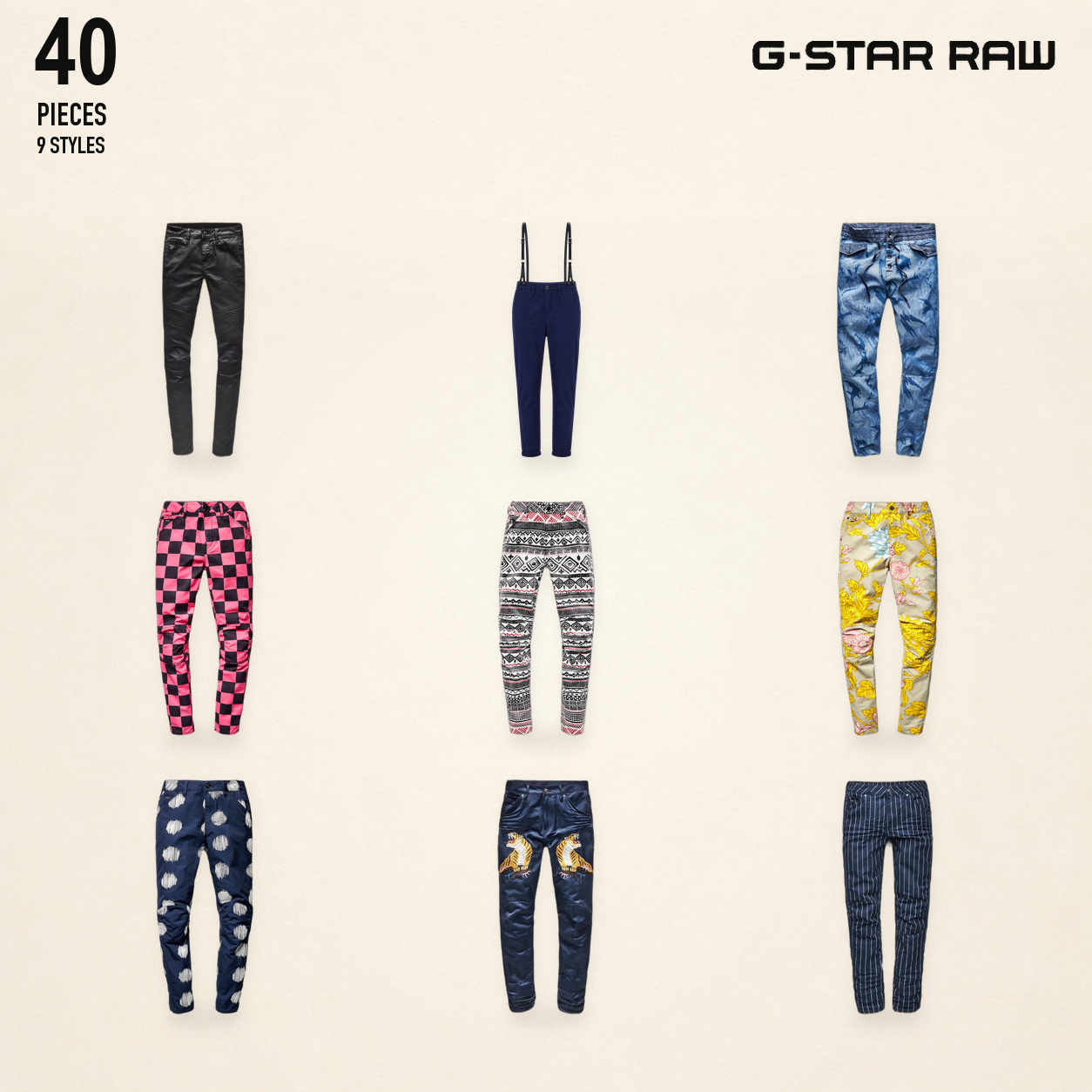 NWT deadstock g-star RAW - women's baggy & 3D trou..